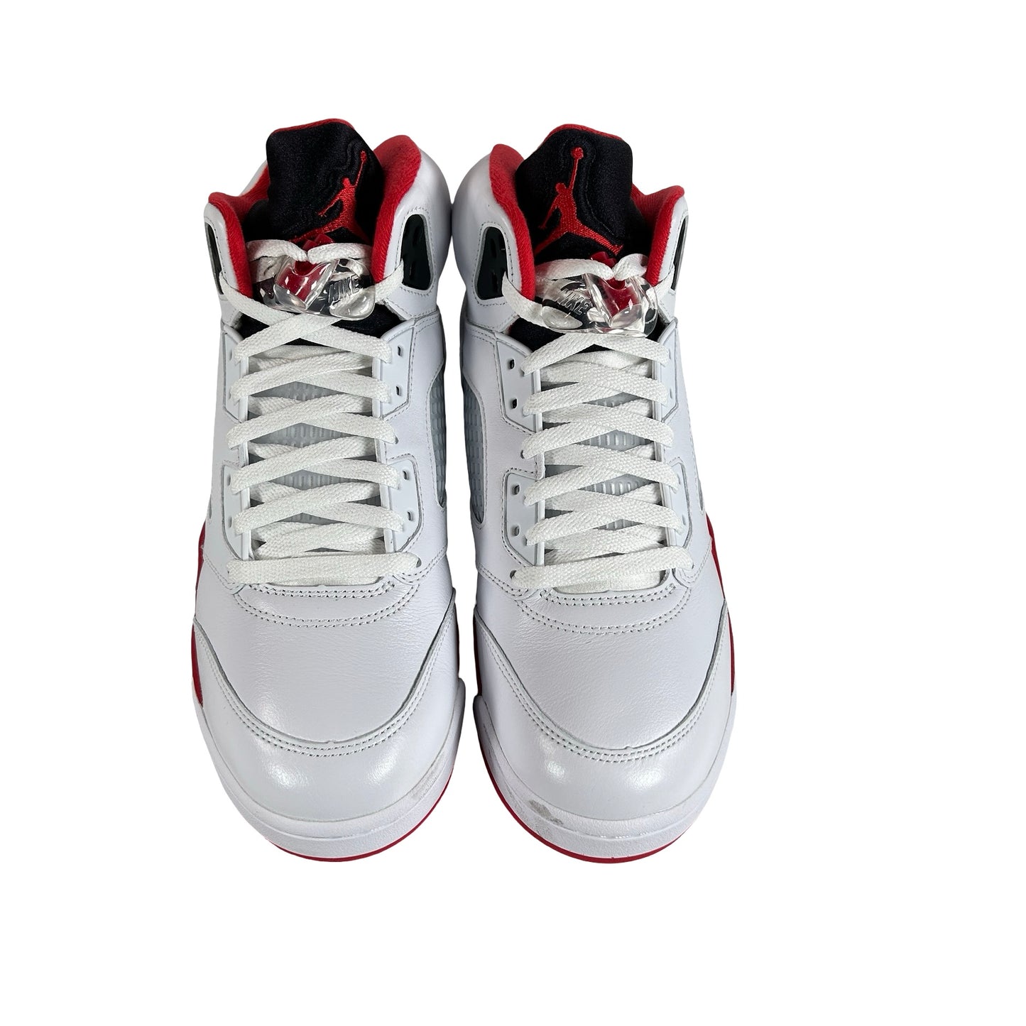 HQ7978 101 Jordan 5 Retro Fire Red Black Tongue (2025) [USED] - 9.5 M (Used)