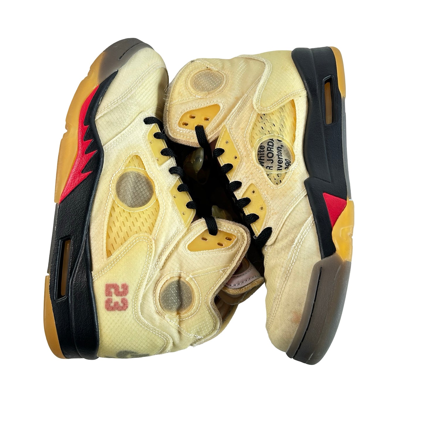DH8565 100 Jordan 5 Retro Off-White Sail [USED] - 10.5 M (Used8)