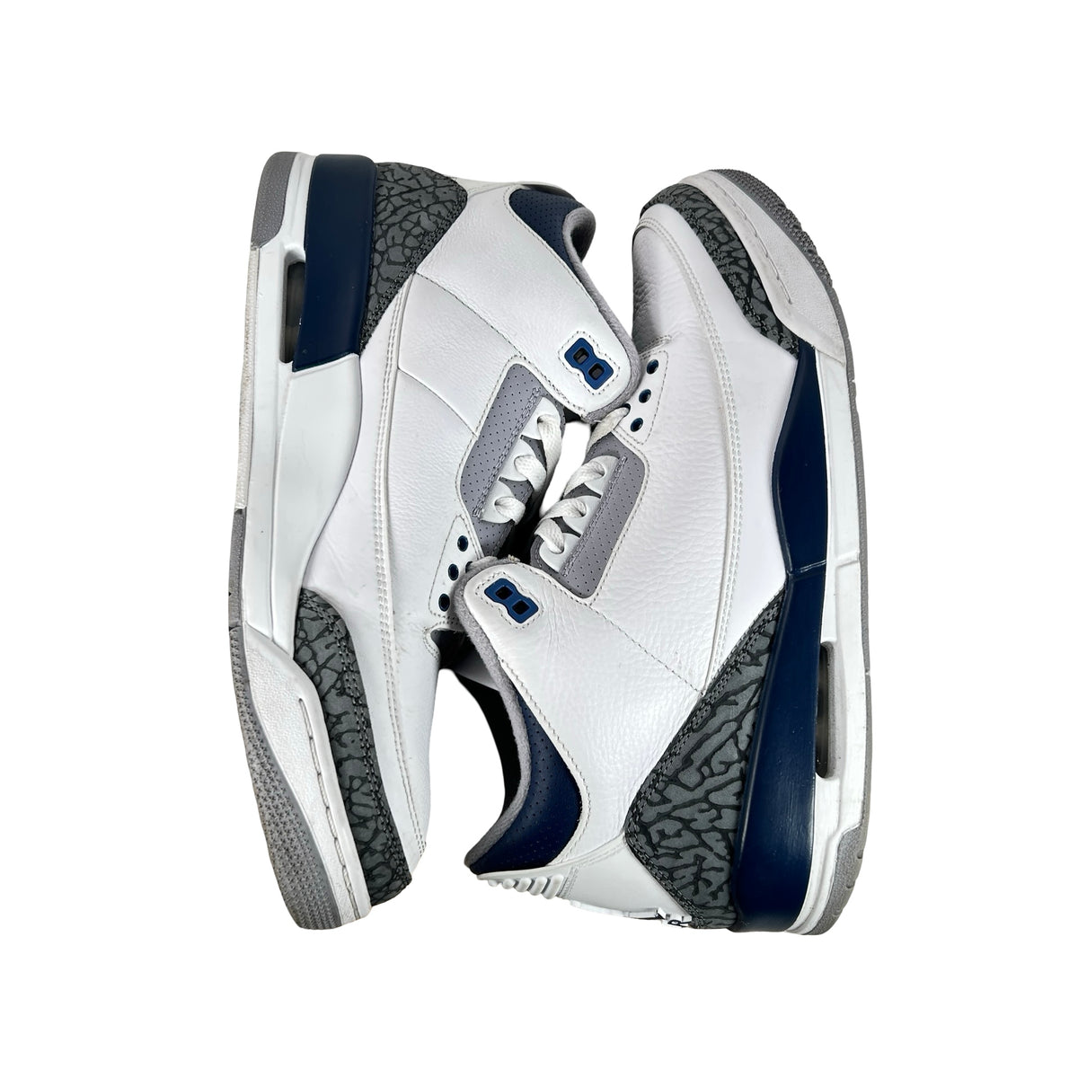 CT8532 140 Jordan 3 Retro Midnight Navy [USED] - 10.5 M (Used) (No Box)
