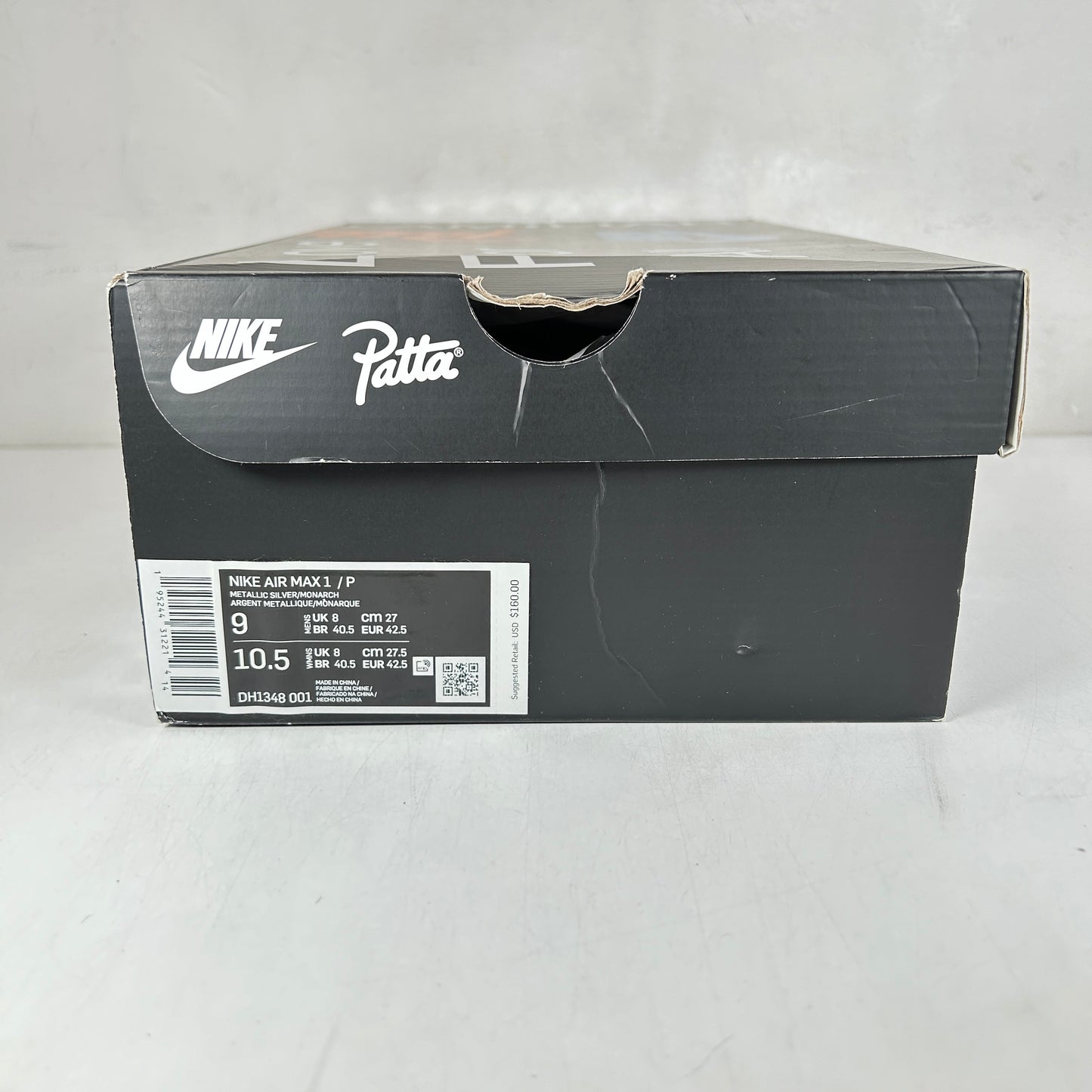 DH1348 001 Nike Air Max 1 Patta Waves Monarch [USED] - 9 M (VNDS)