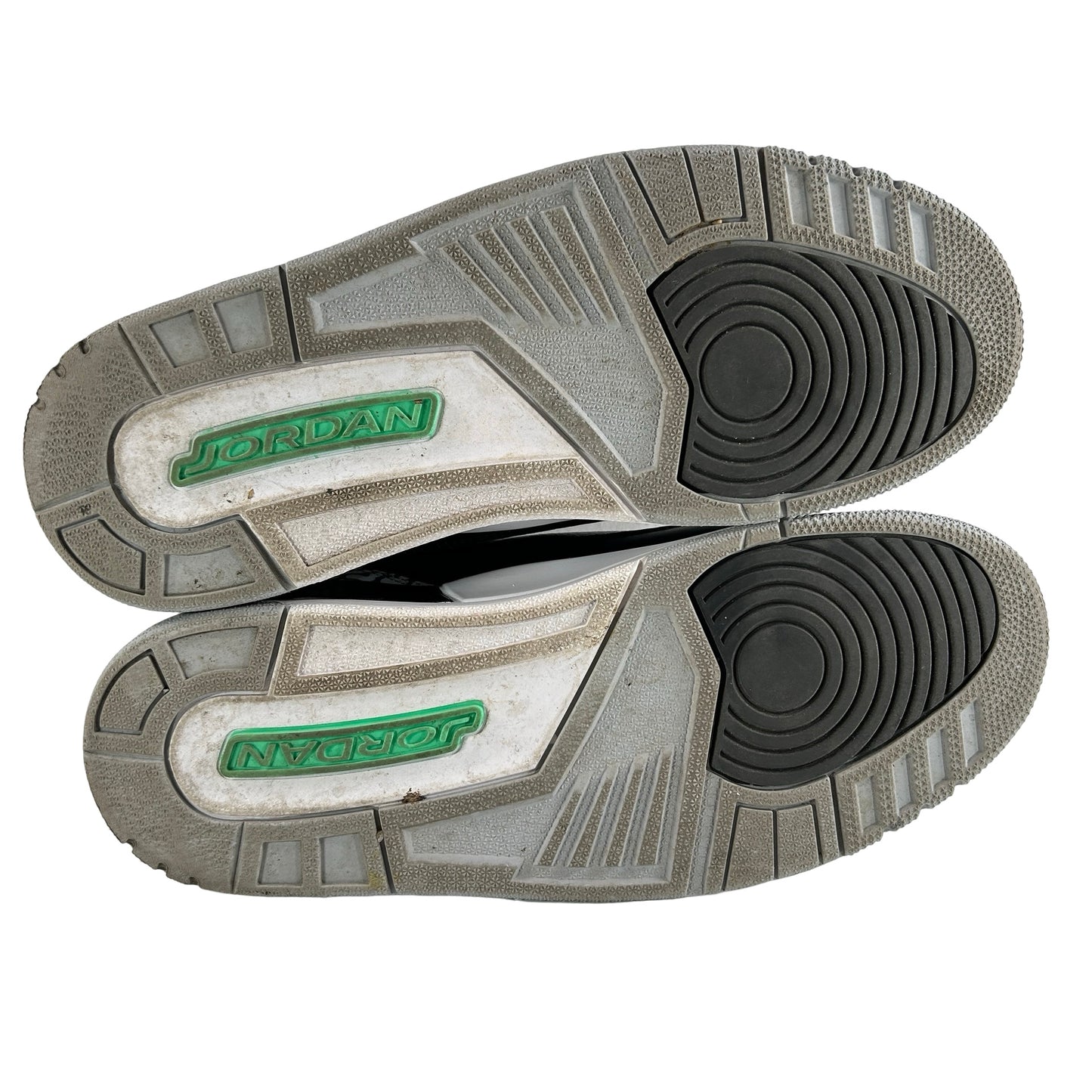 CT8532 031 Jordan 3 Retro Green Glow [USED] - 10 M (Used) (No Box)
