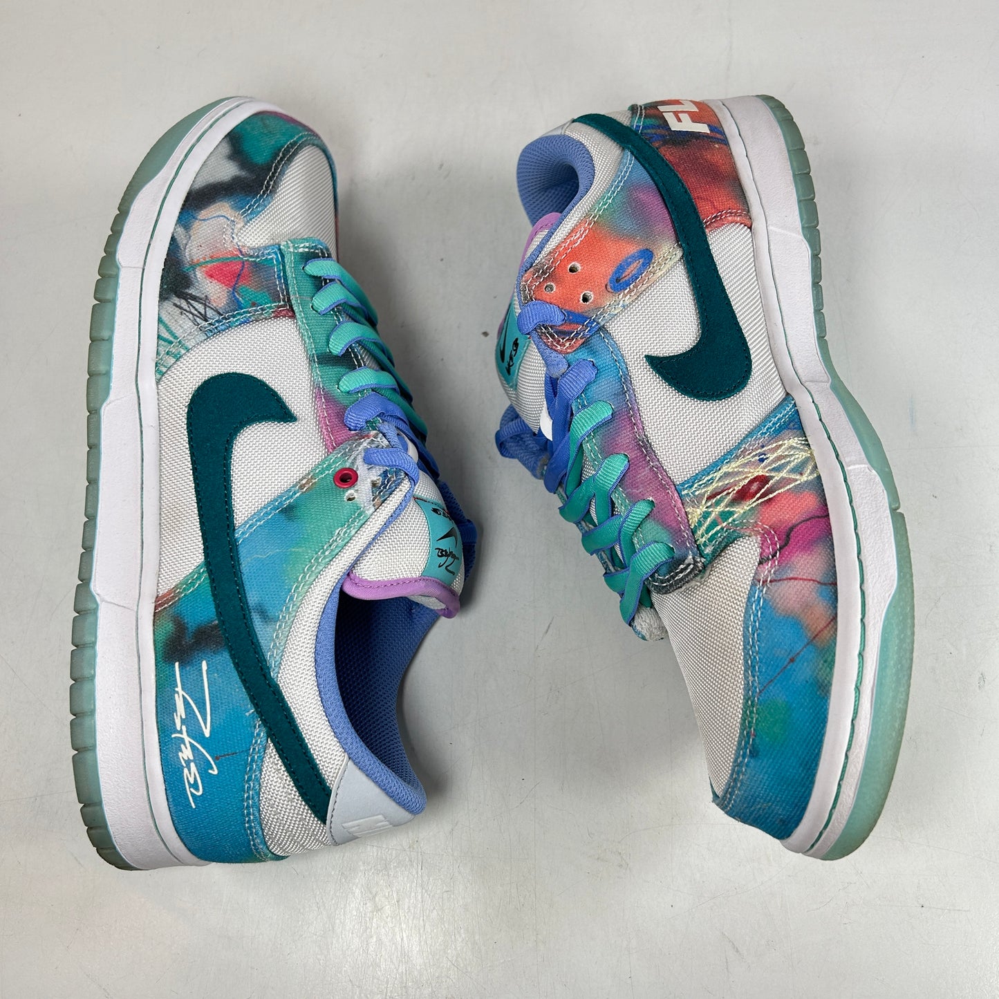 HF6061 400 Nike SB Dunk Low Futura Laboratories Bleached Aqua [USED] - 10.5 M (Used2)