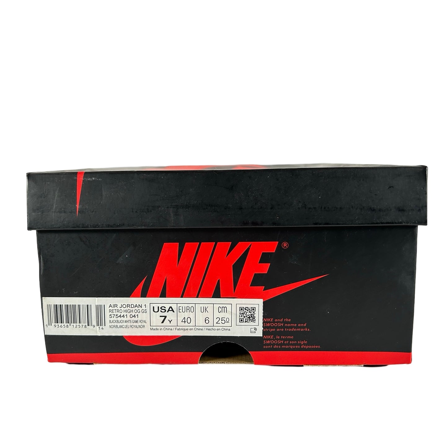 575441 041 Jordan 1 Retro High Royal Toe (GS) [USED] - 7 Y (Used2)