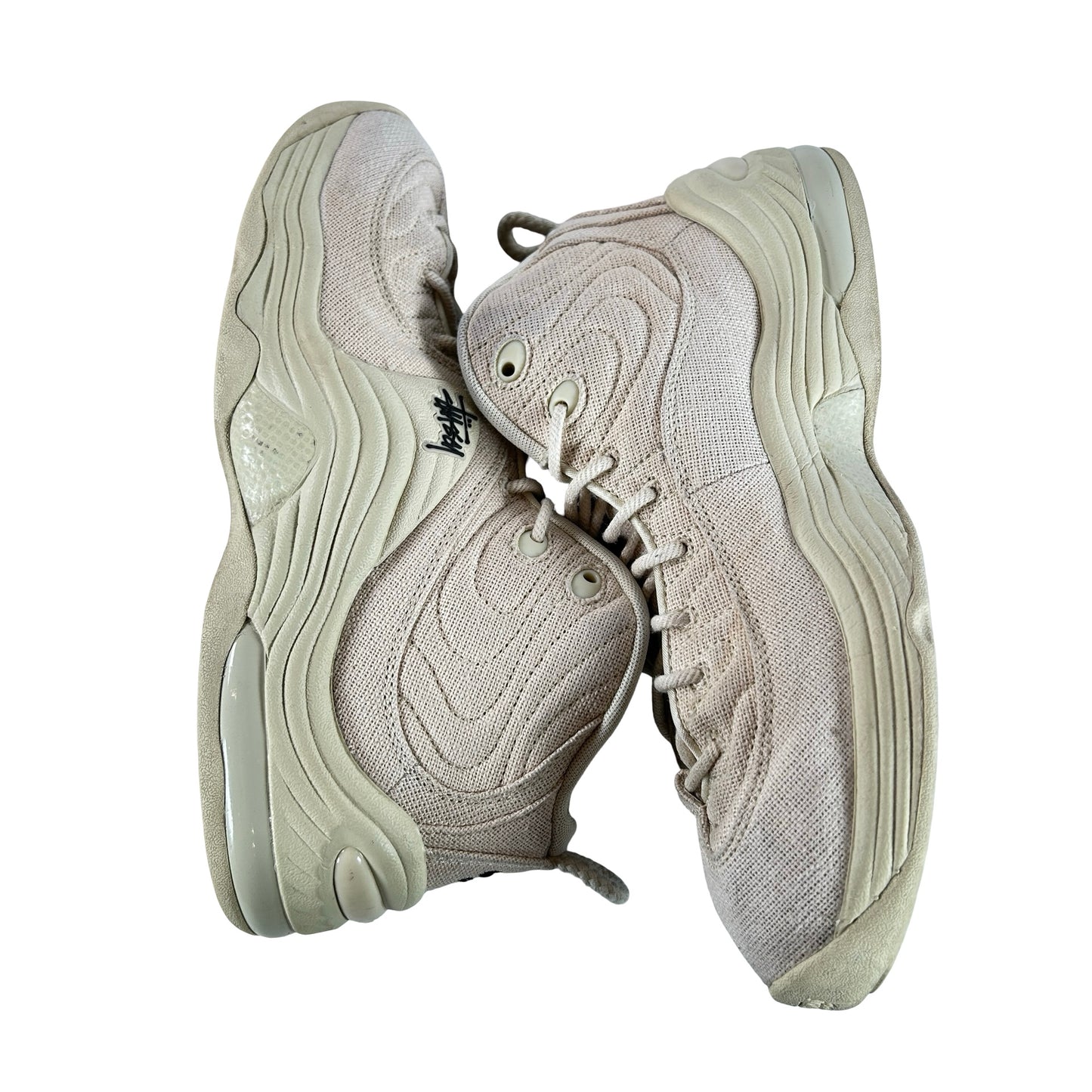 DQ5674 200 Nike Air Penny 2 Stussy Fossil [USED] - 9.5 M (Used)