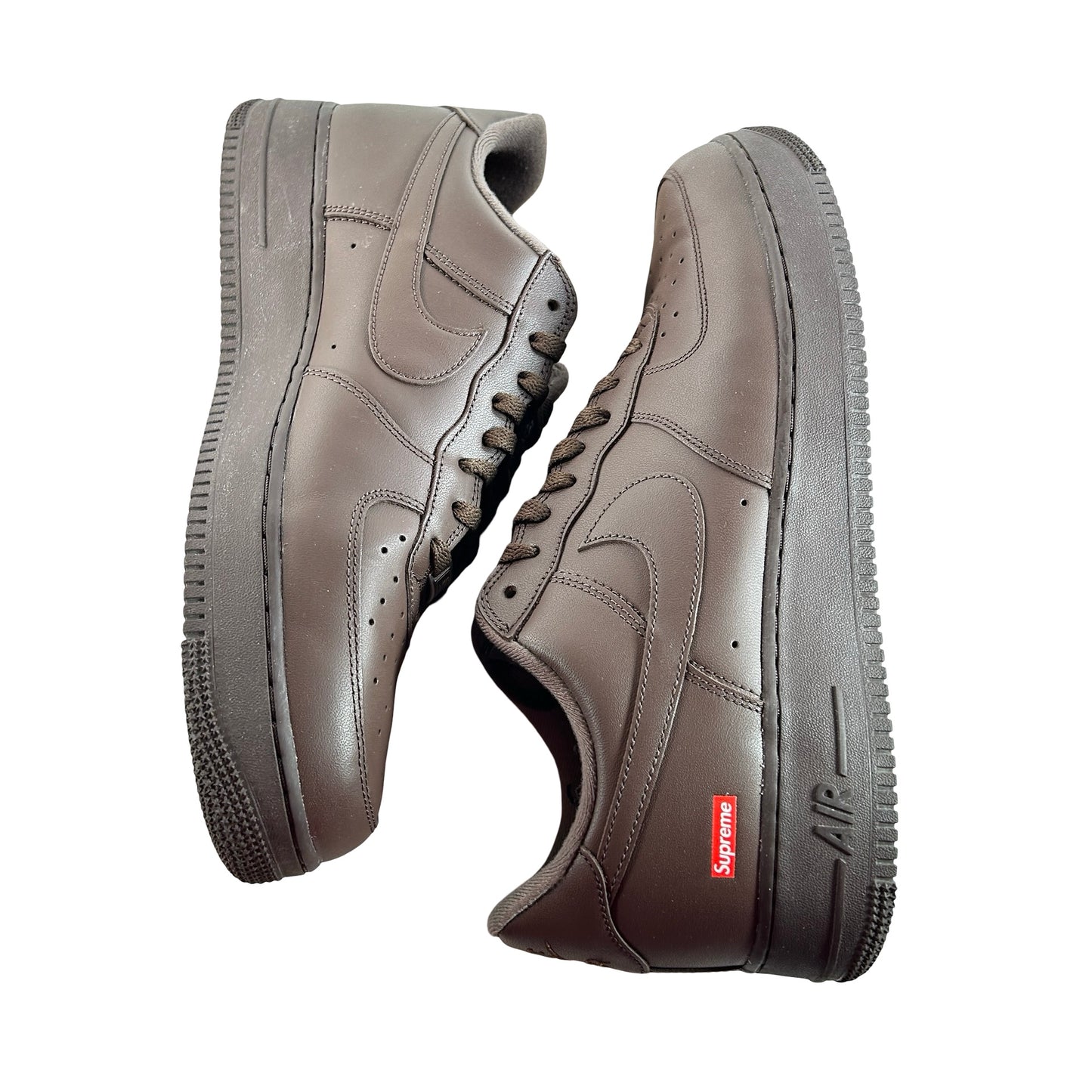 CU9225 200 Nike Air Force 1 Low Supreme Baroque Brown [USED] - 13 M (Used) (Replace Box)