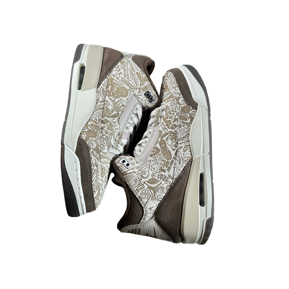 JA1369 001 Air Jordan 3 Retro Laser Palomino [USED] - 9 M (Used)