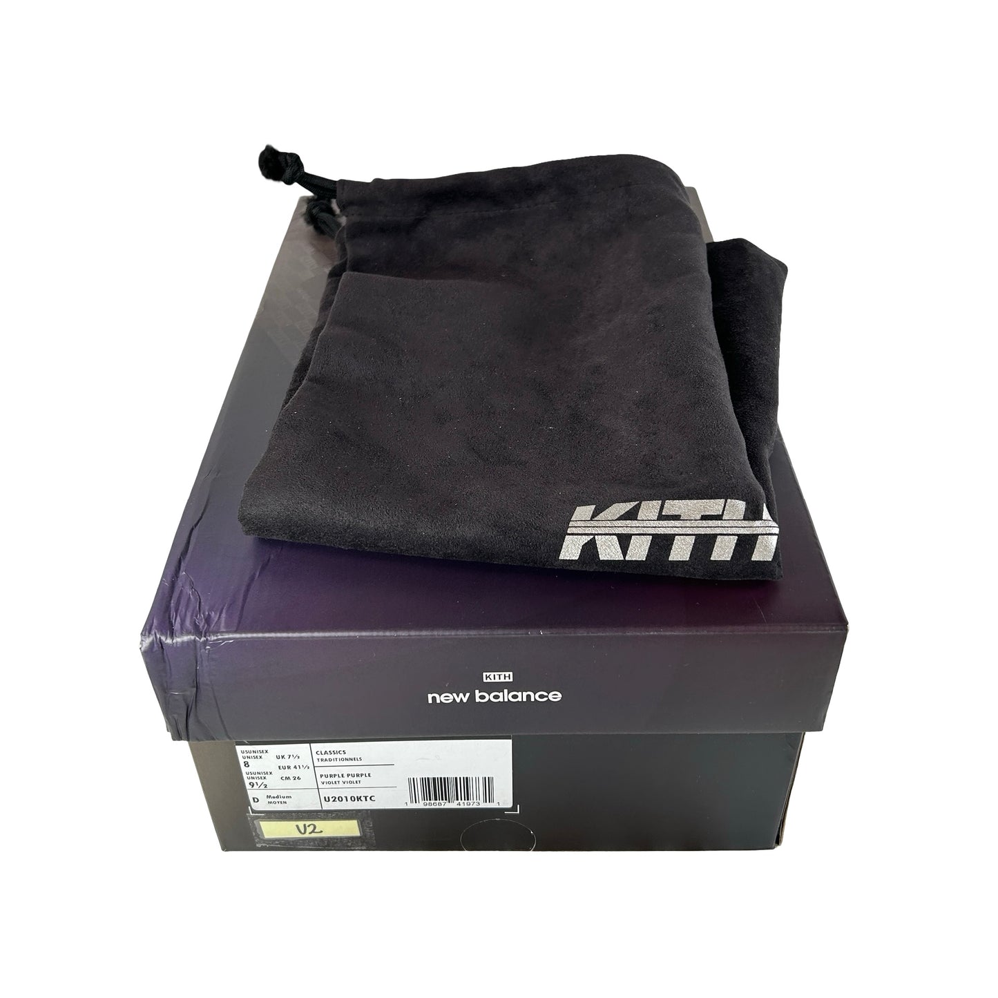 U2010KTC New Balance 2010 Kith Purple Black [USED] - 8 M (Used2)