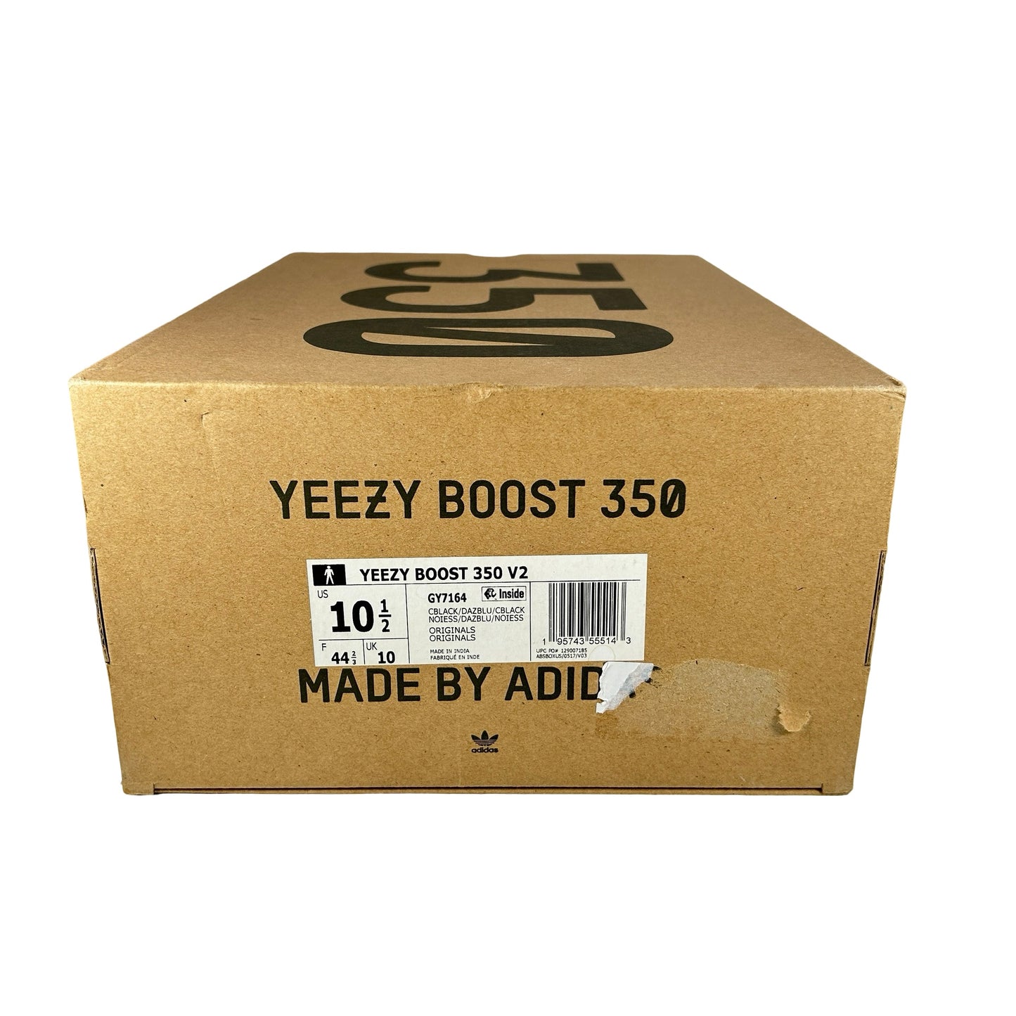 GY7164 Adidas Yeezy Boost 350 V2 Dazzling Blue [USED] - 10.5 M (Used)