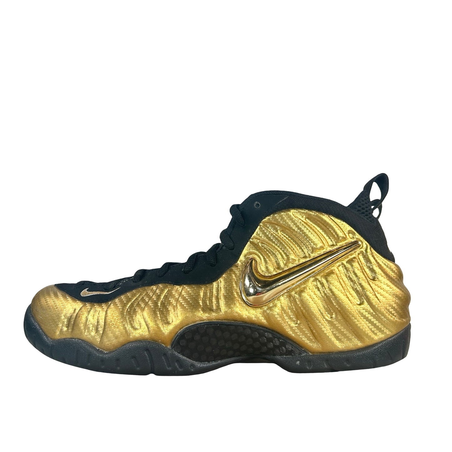 624041 701 Nike Air Foamposite Pro Metallic Gold [USED] - 11.5 M (Used) (Replace Box)