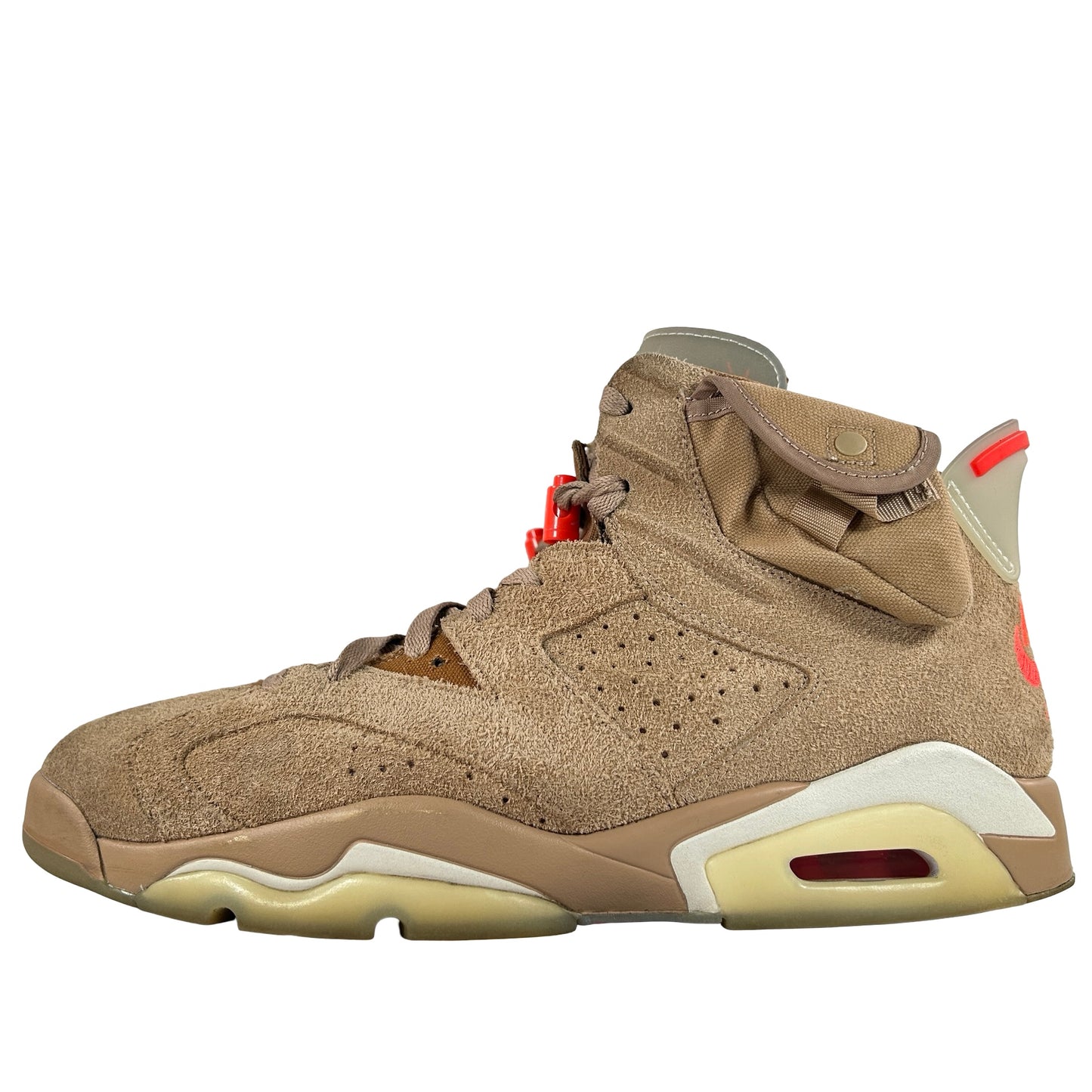 DH0690 200 Jordan 6 Retro Travis Scott British Khaki [USED] - 13 M (Used9)