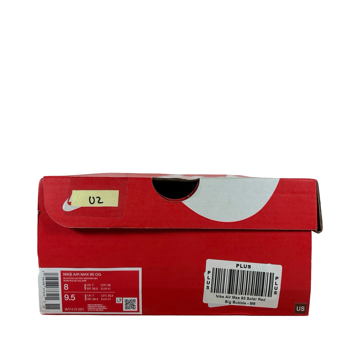 IM7410 001 Nike Air Max 95 OG Big Bubble Solar Red 2.0 (2025) [USED] - 8 M (Used2)