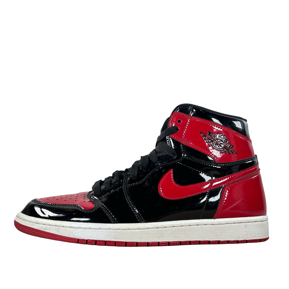 555088 063 Jordan 1 Retro High OG Patent Bred [USED] - 12 M (Used5) (No Box5)