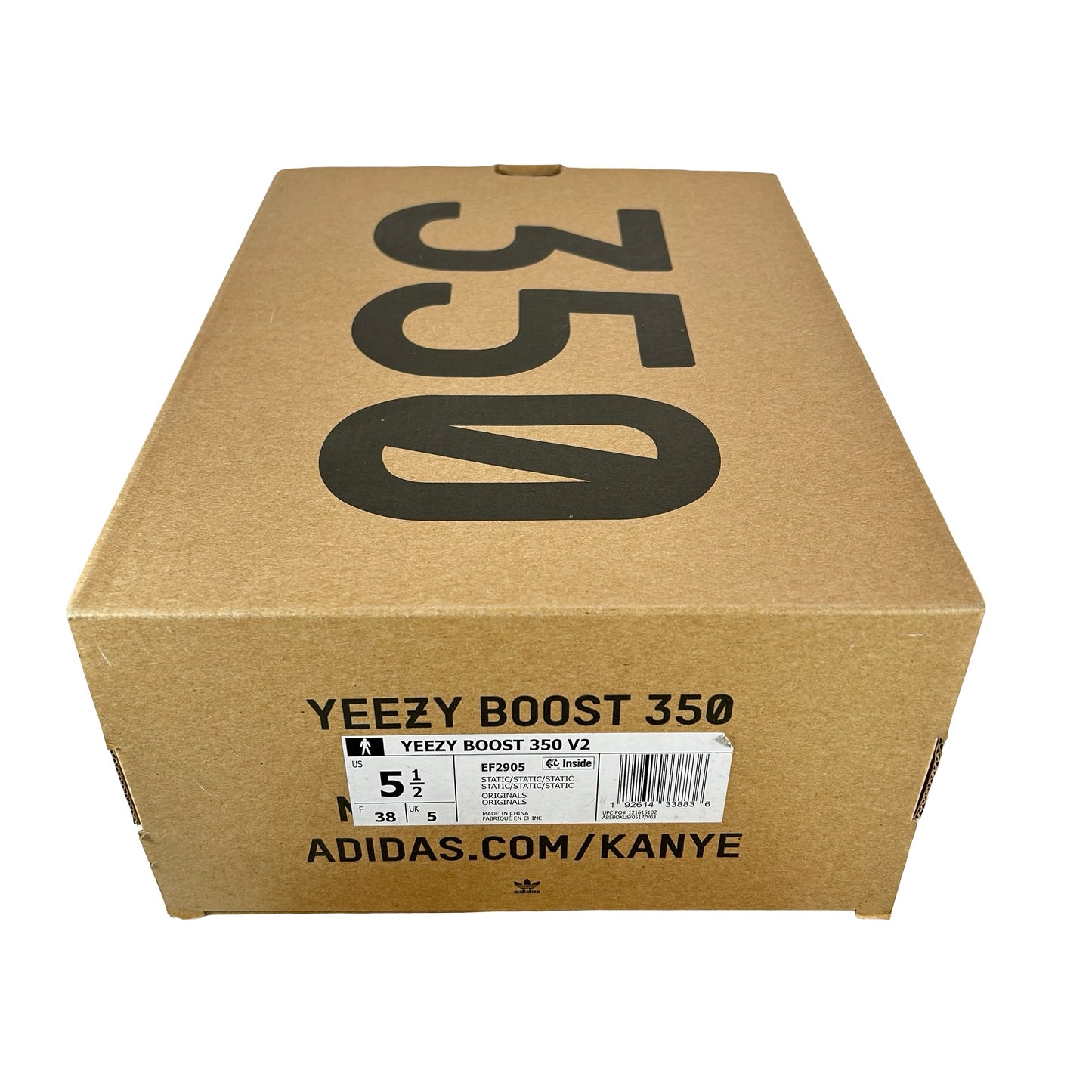 EF2905 Yeezy 350 V2 Static Non-Reflective [USED] - 5.5 M (Used)