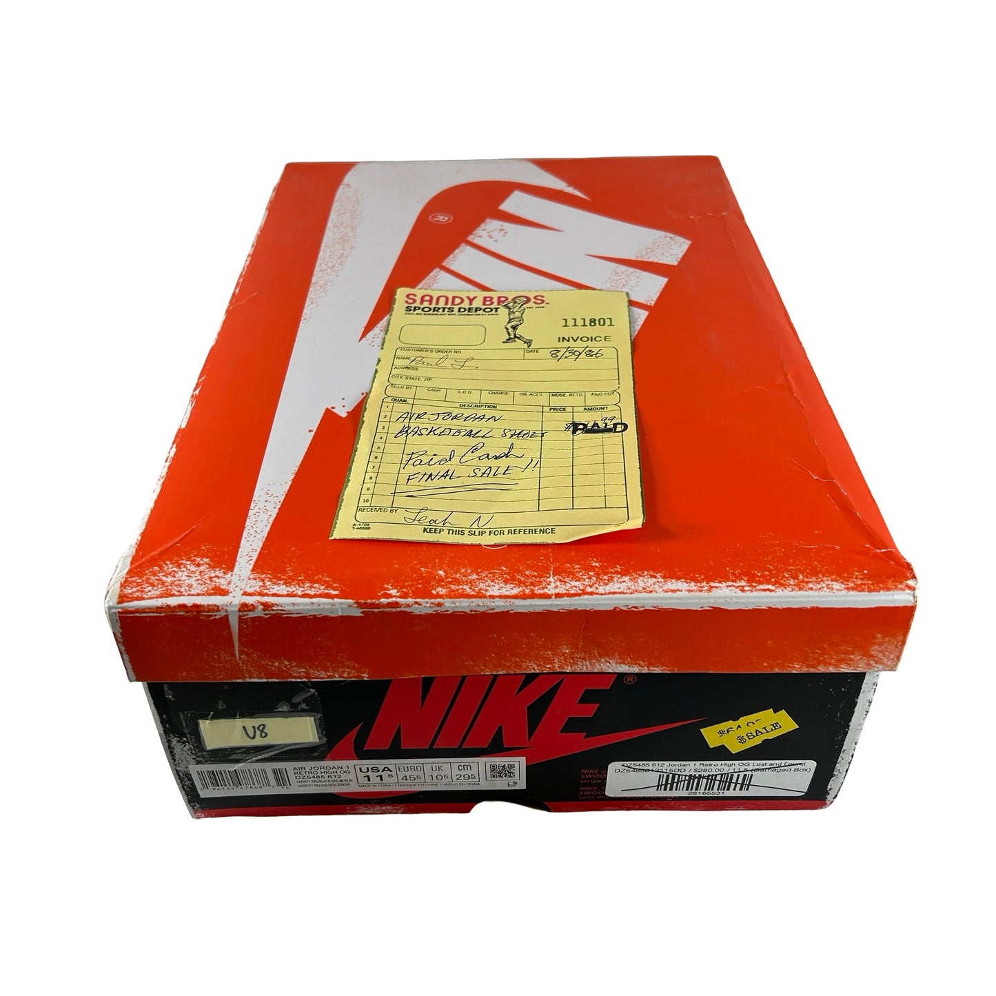 DZ5485 612 Jordan 1 Retro High OG Chicago Lost and Found [USED] - 11.5 M (Used8) (Replace Insoles)