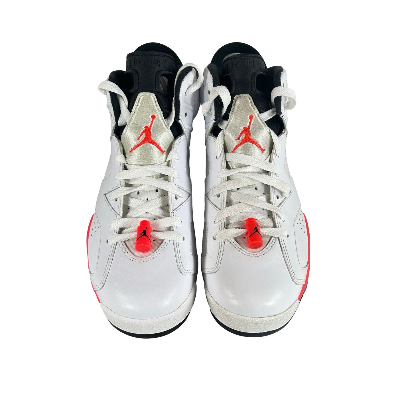 384664 123 Jordan 6 Retro Infrared White (2014) [CONDITIONAL] - 8 M (Yellowing)