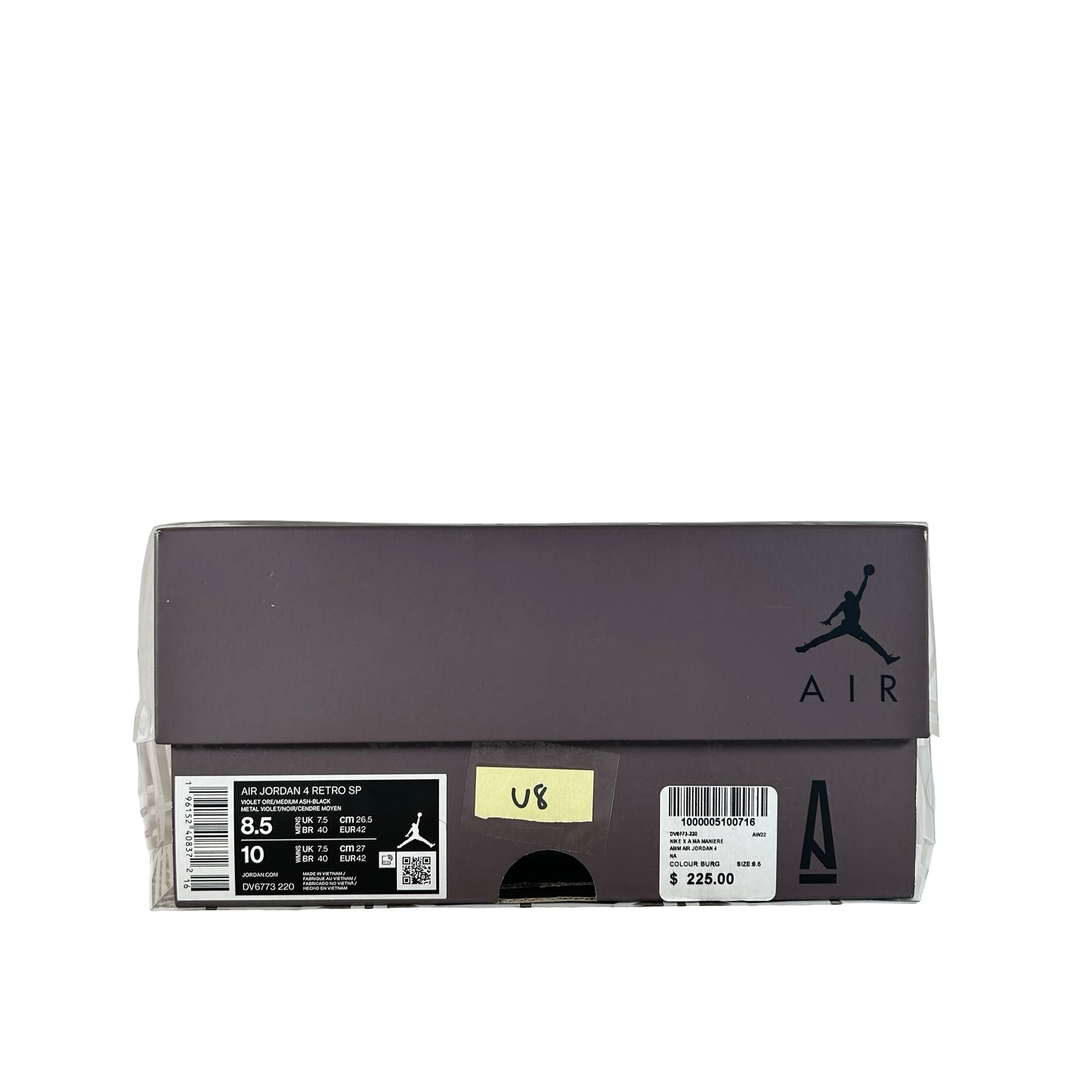 DV6773 220 Jordan 4 Retro SP A Ma Maniére Violet Ore [USED] - 8.5 M (Used8)