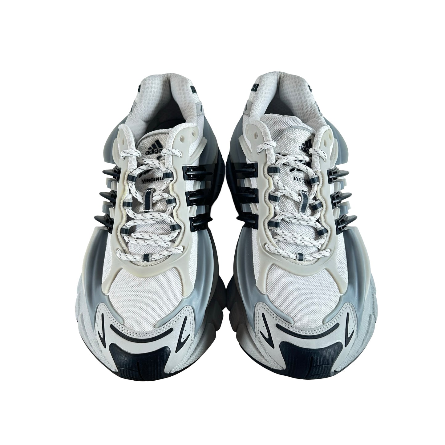 JP9265 adidas Adistar Jellyfish Pharrell Williams Solid Grey Black [USED] - 9.5 M (Used) (No Box)