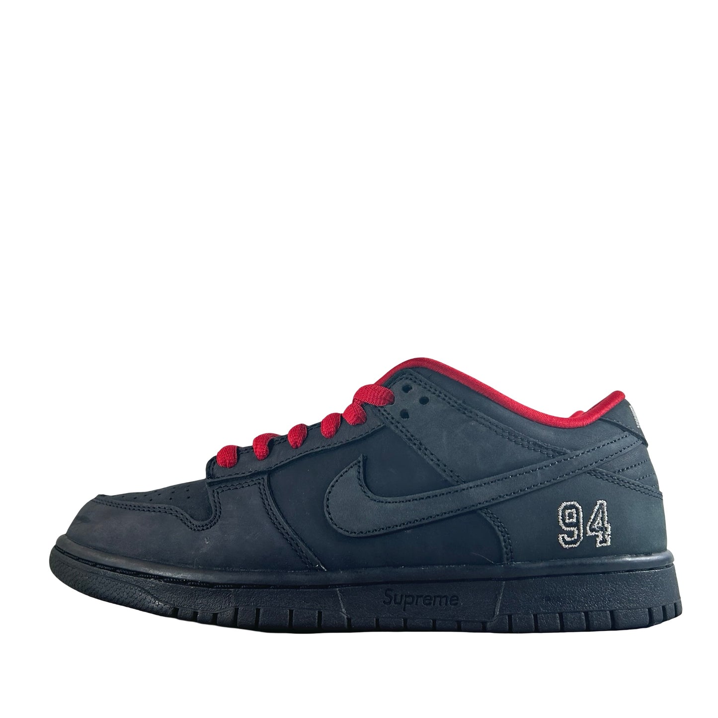 HQ8487 001 Nike SB Dunk Low Supreme 94 Black [USED] - 8 M (Used2)