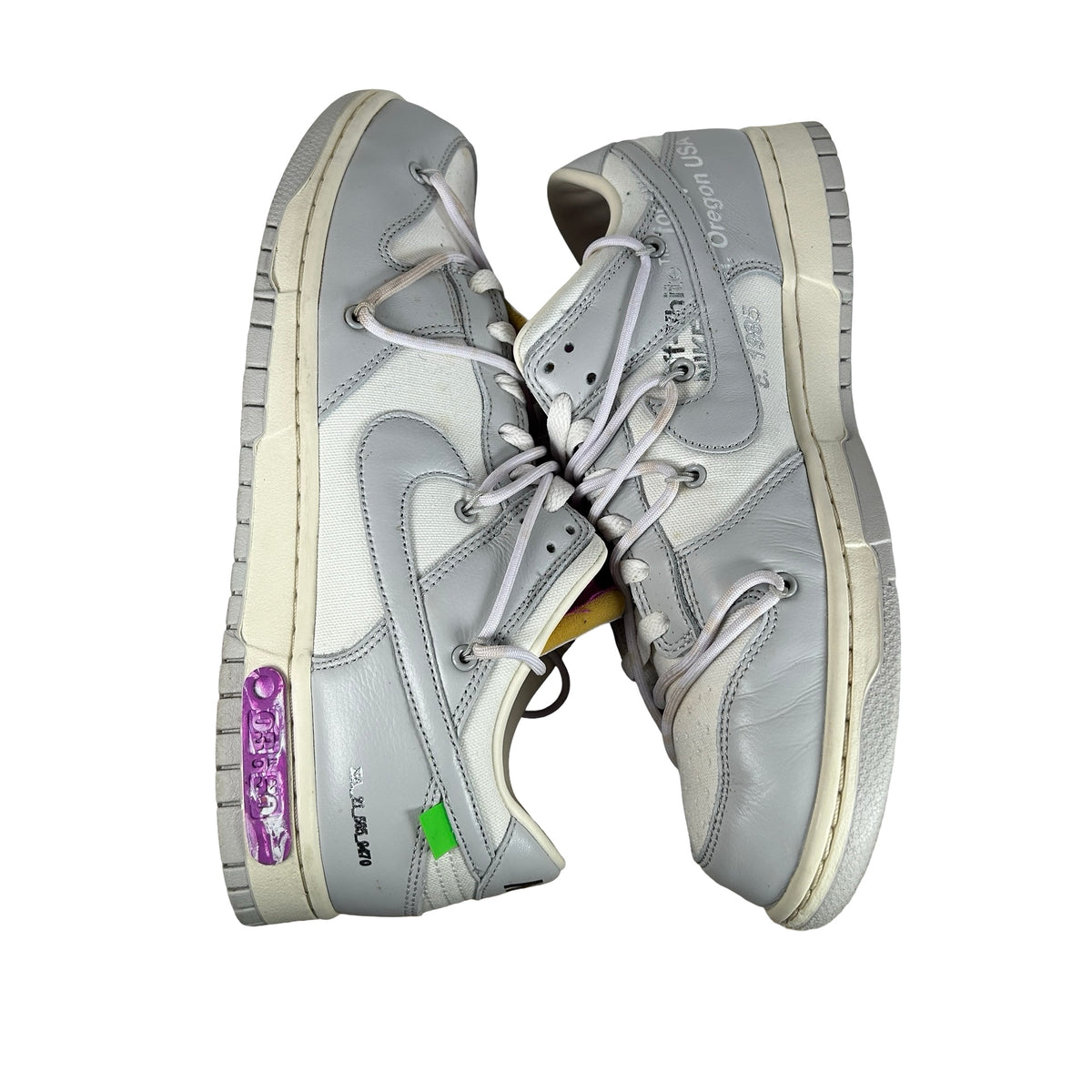 DM1602 118 Nike Dunk Low Off-White Lot 3 [USED] - 11 M (Used)