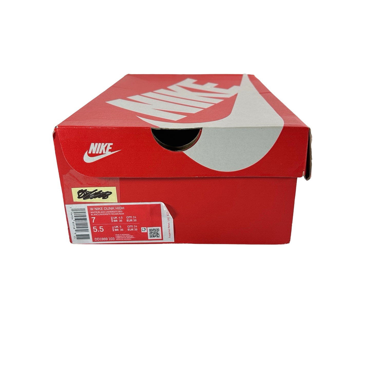 DD1869 103 Nike Dunk High Panda (2021) (Women's) [USED] - 7 W (Used)