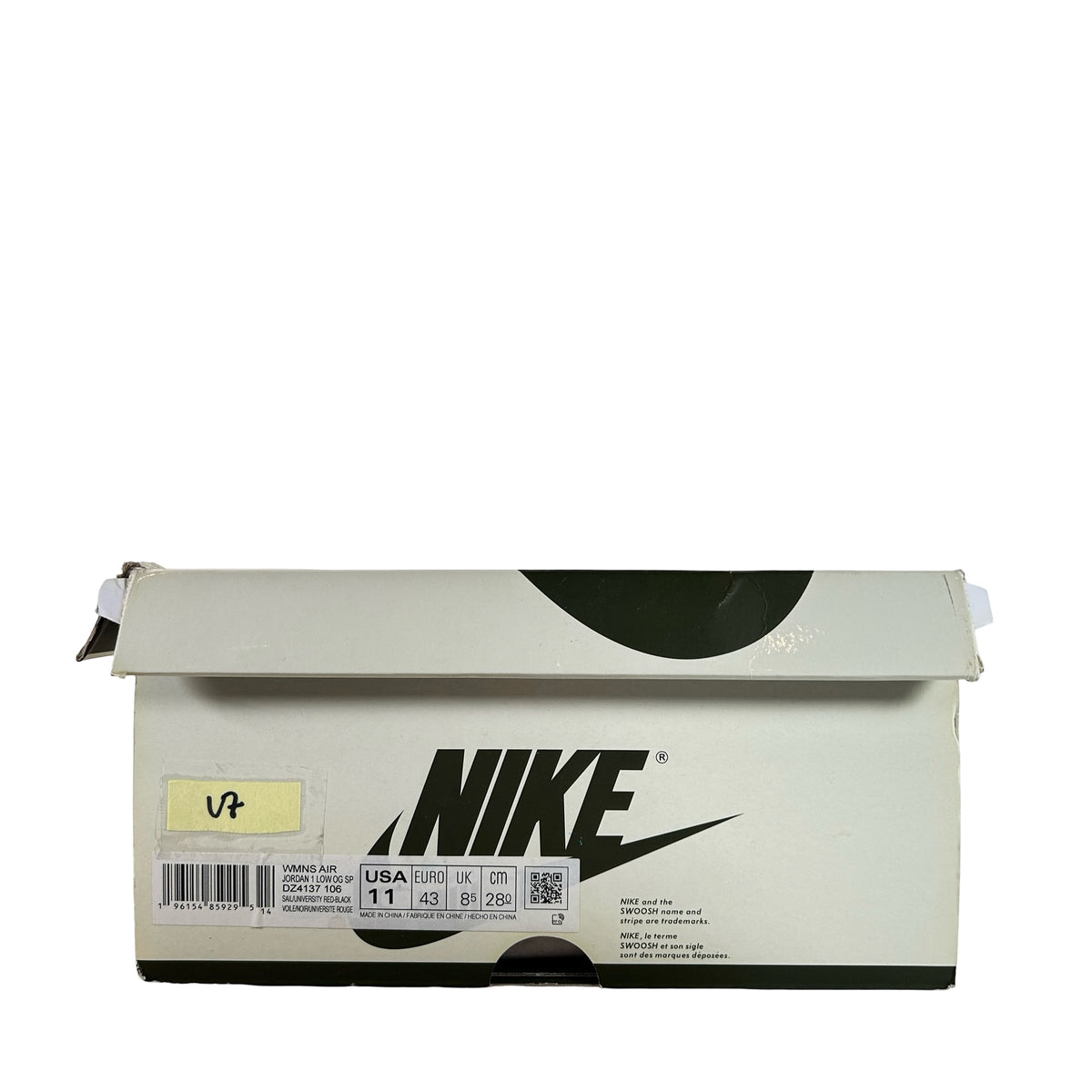 DZ4137 106 Jordan 1 Retro Low OG SP Travis Scott Olive (W) [USED] - 11 W (Used7)