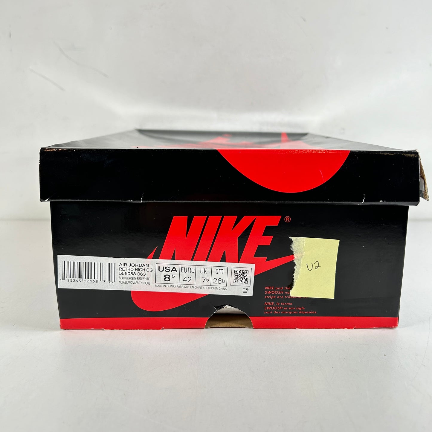 555088 063 Jordan 1 Retro High OG Patent Bred [USED] - 8.5 M (Used2)