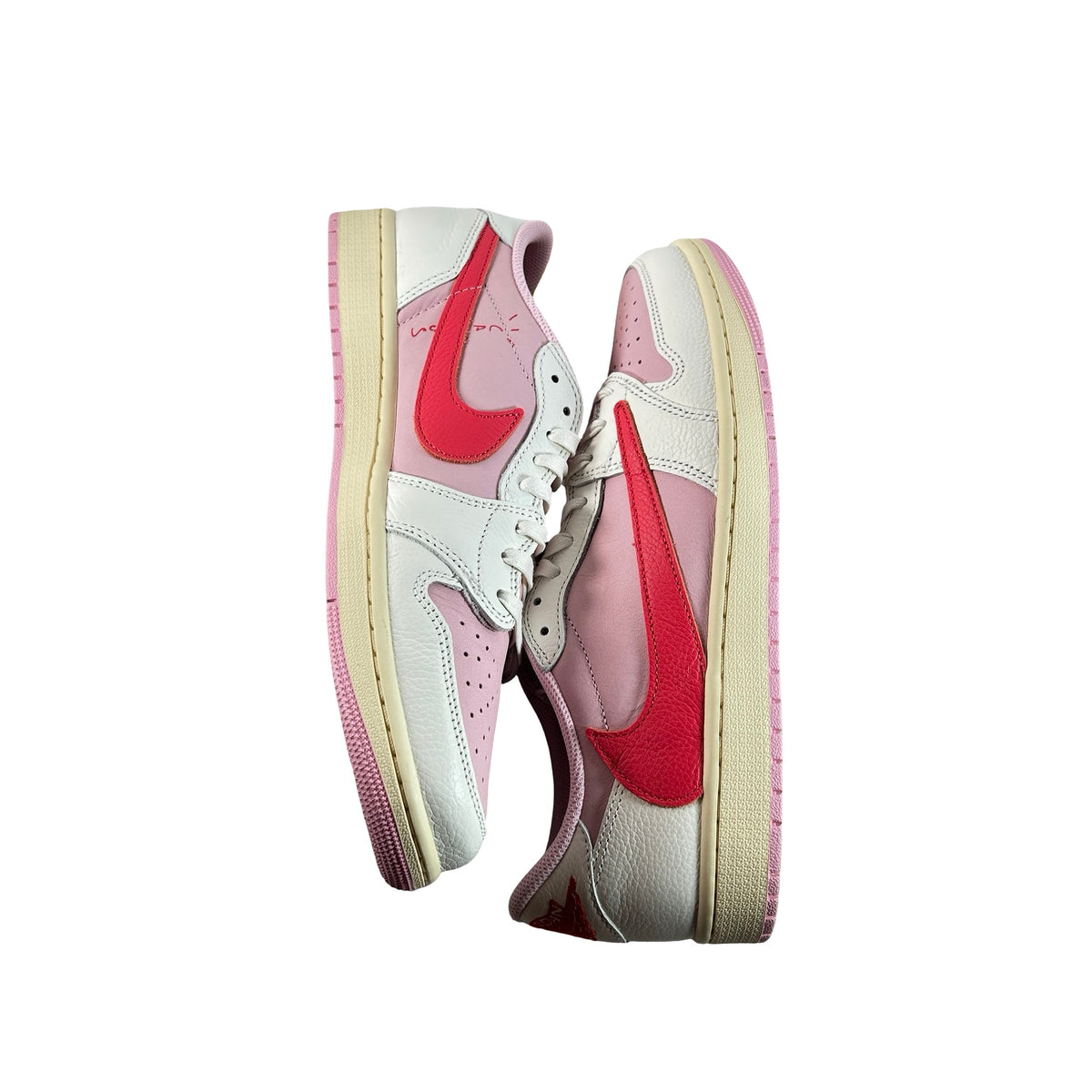 IQ7604 101 Jordan 1 Retro Low OG SP Travis Scott Sail Tropical Pink [USED] - 11.5 M (Used)