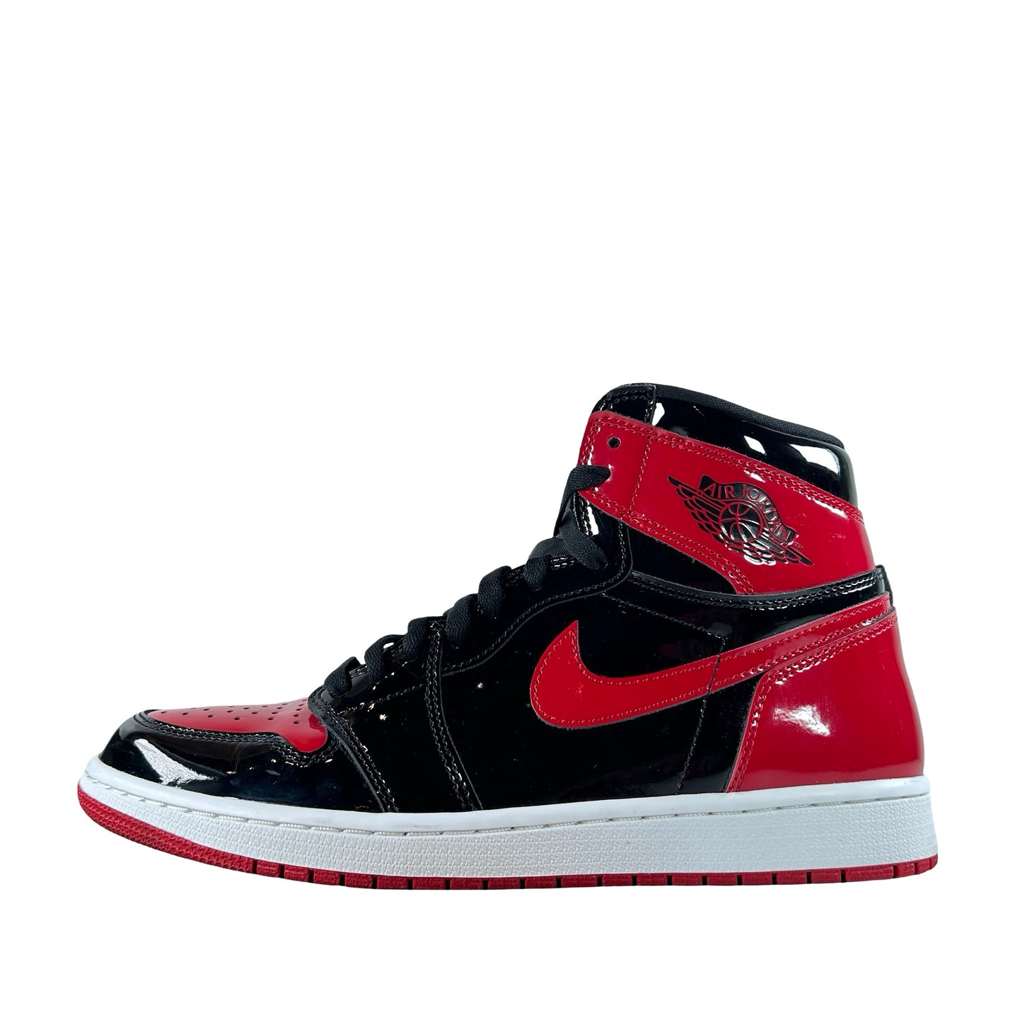 555088 063 Jordan 1 Retro High OG Patent Bred [USED] - 10 M (VNDS)