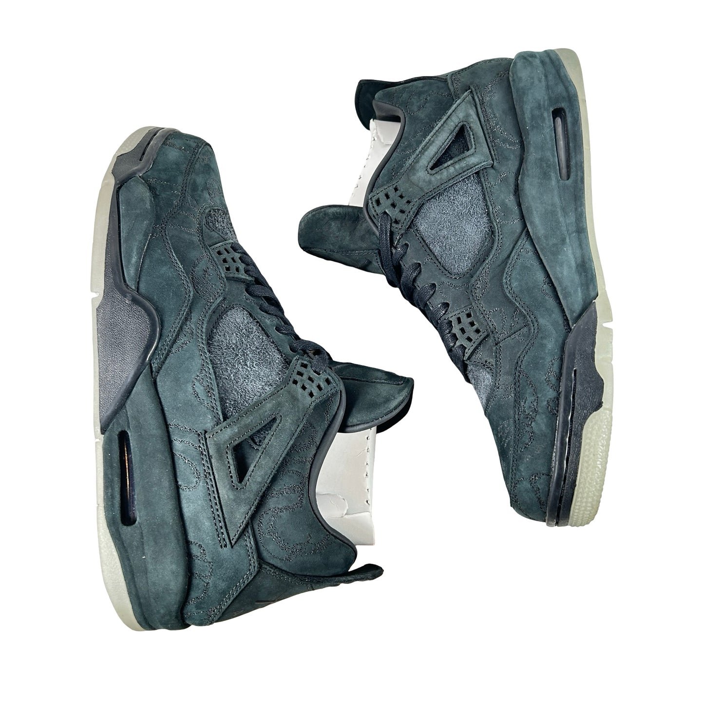 930155 001 Jordan 4 Kaws Black [USED] - 11.5 M (Used) (Sample)