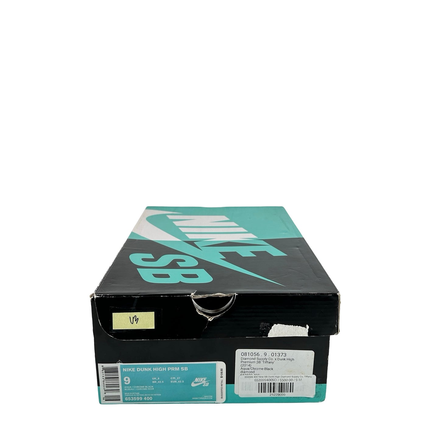 653599 400 Nike SB Dunk High Diamond Supply Co. Tiffany [USED] - 9 M (Used3)