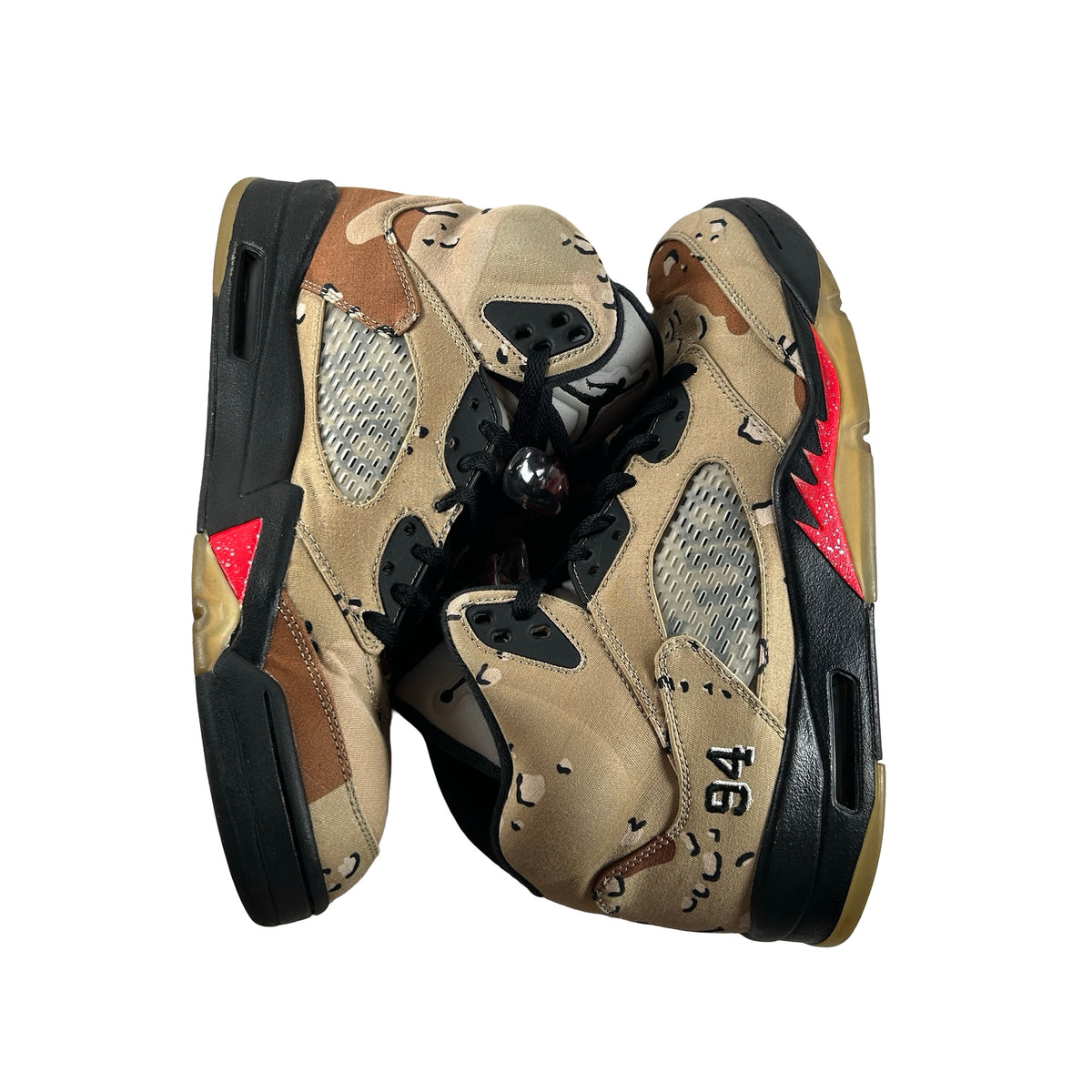824371 201 Jordan 5 Retro Supreme Desert Camo [USED] - 10 M (Used)