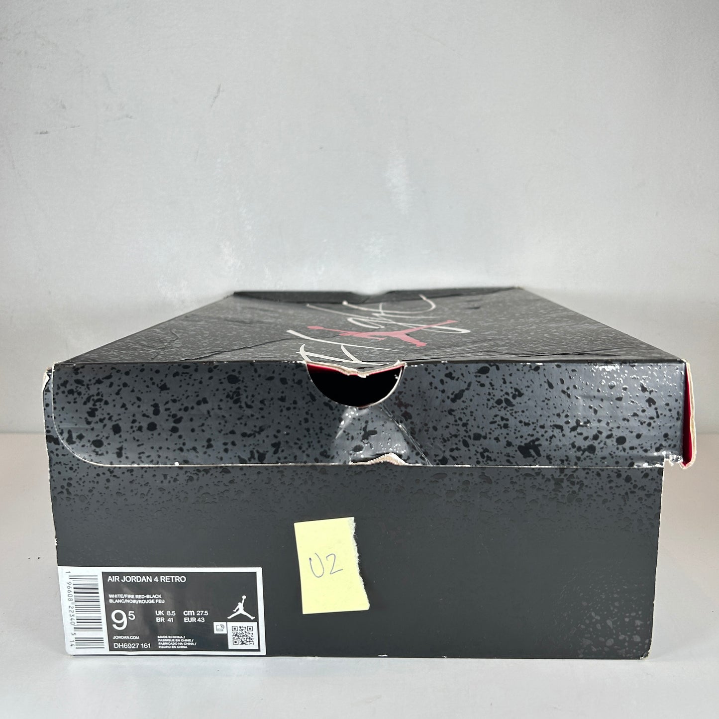 DH6927 161 Jordan 4 Retro Red Cement [USED] - 9.5 M (Used2)