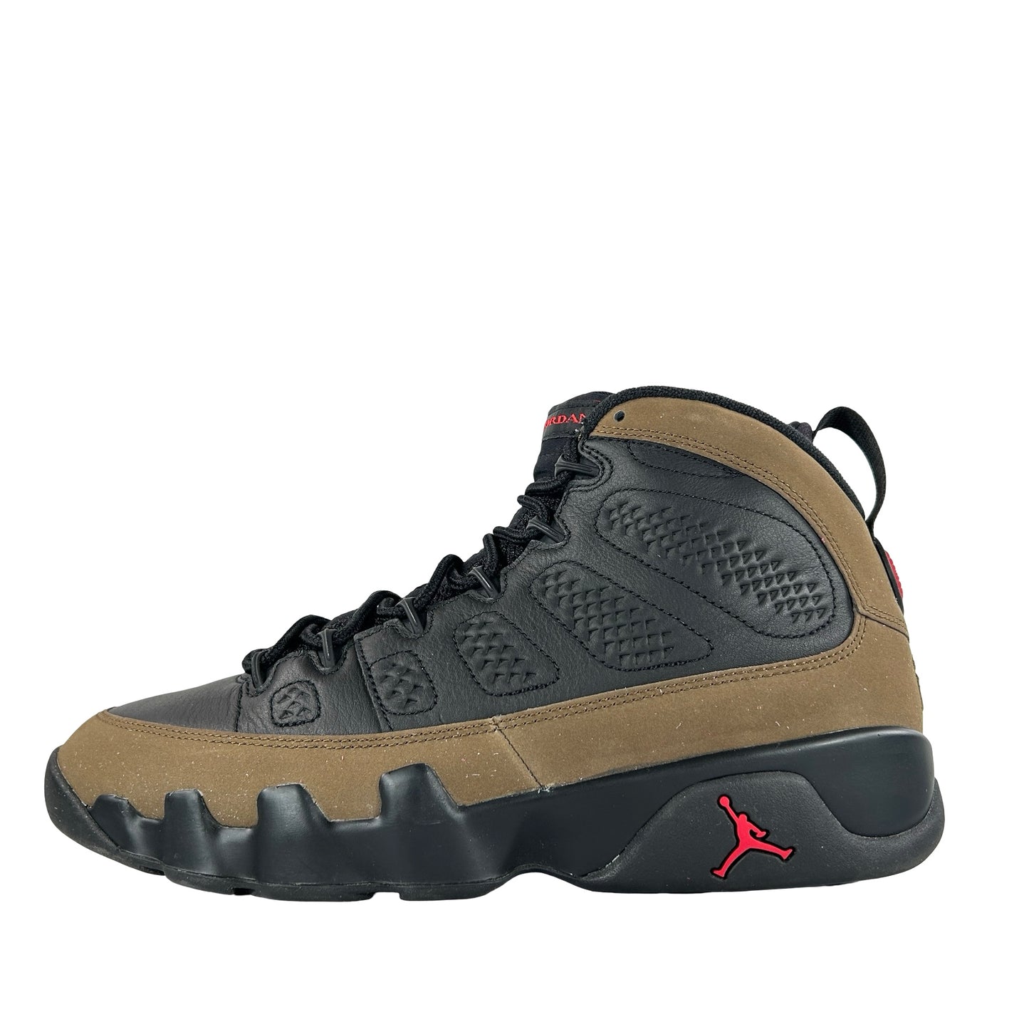 HV4794 030 Air Jordan 9 Retro Olive (2024) [USED] - 9.5 M (Used6)