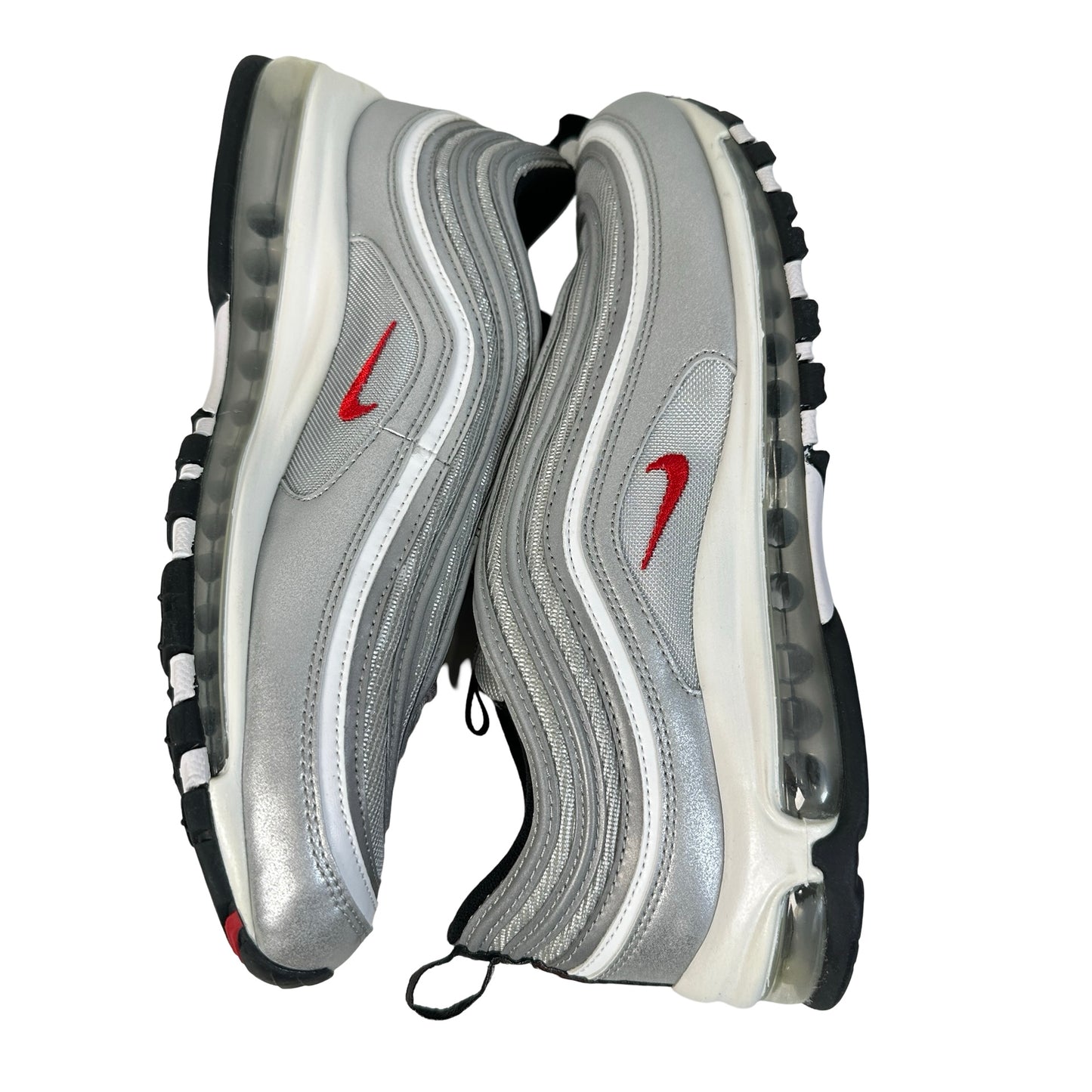 884421 001 Nike Air Max 97 Silver Bullet (2016/2017) [CONDITIONAL] - 10.5 M (Yellowing) (Damaged Lid)