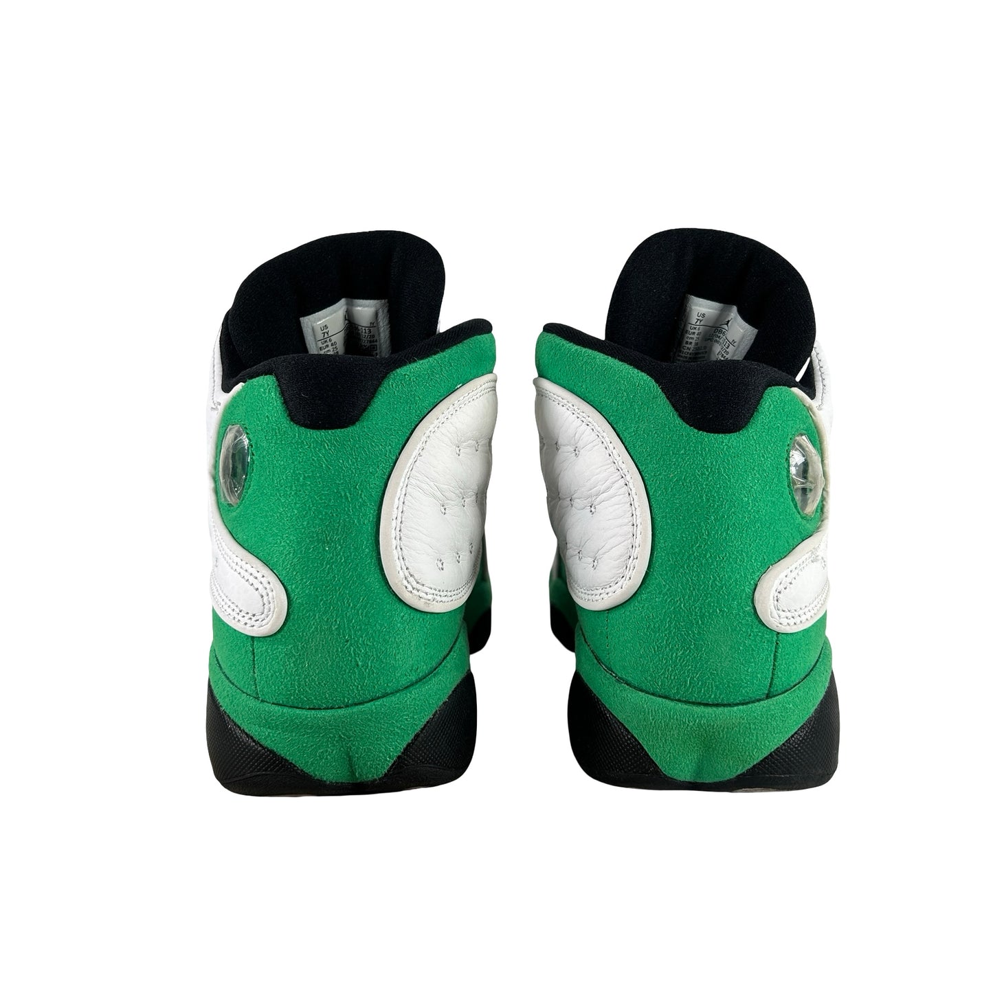 DB6536 113 Jordan 13 Retro White Lucky Green (GS) [USED] - 7 Y (Used)