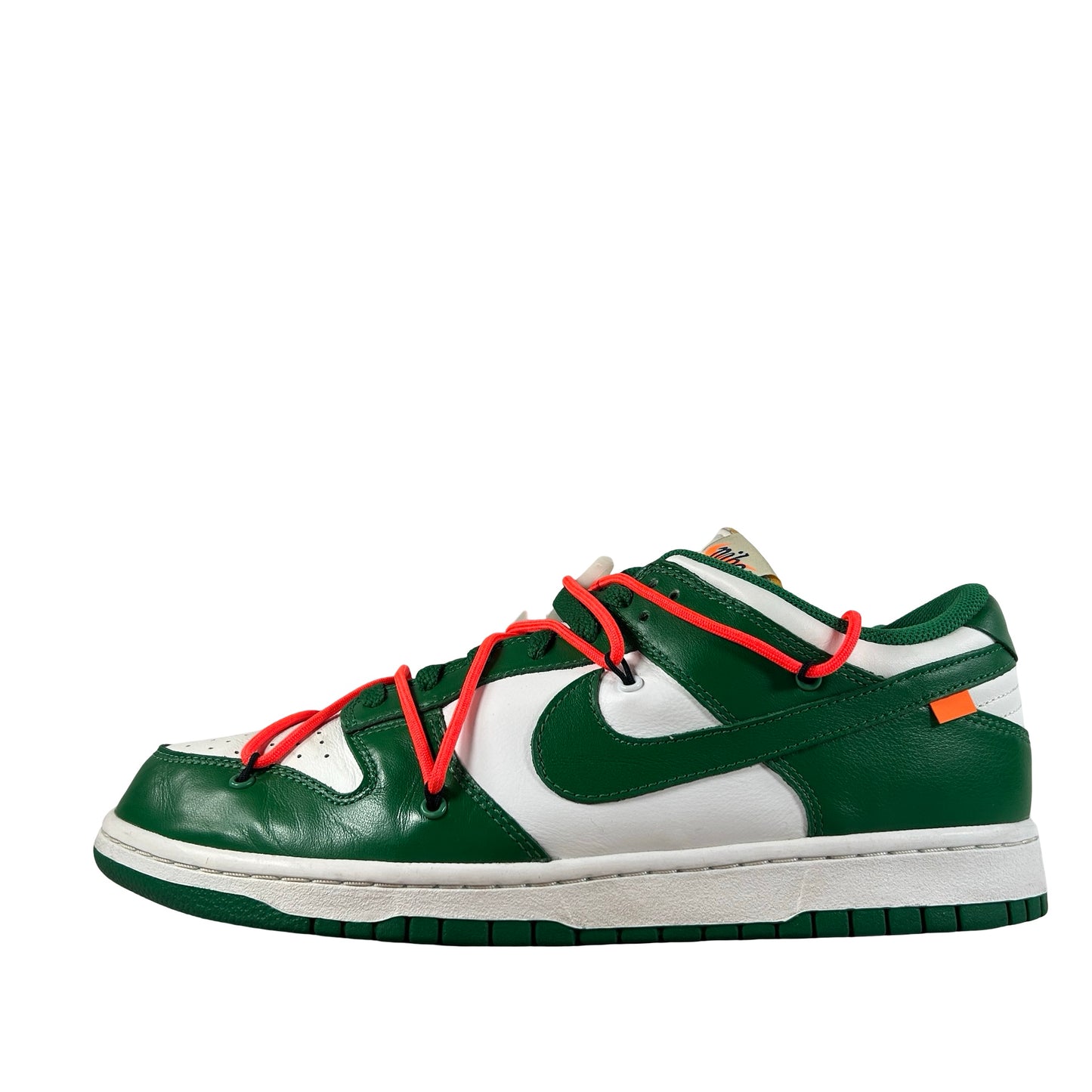 CT0856 100 Nike Dunk Low Off-White Green [USED] - 12 M (Used)