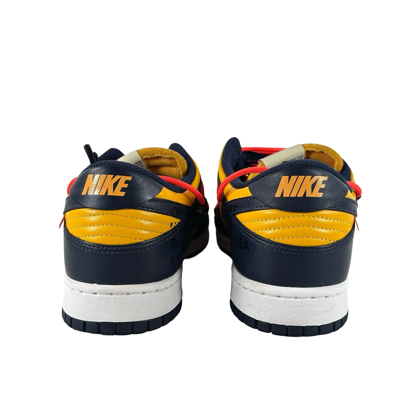 CT0856 700 Dunk Low Off-White University Gold [USED] - 9 M (Used2)