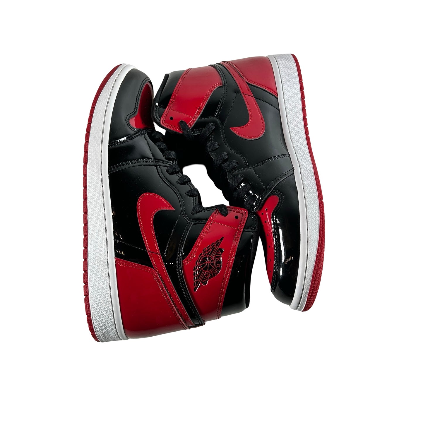 555088 063 Jordan 1 Retro High OG Patent Bred [USED] - 9.5 M (Used7)