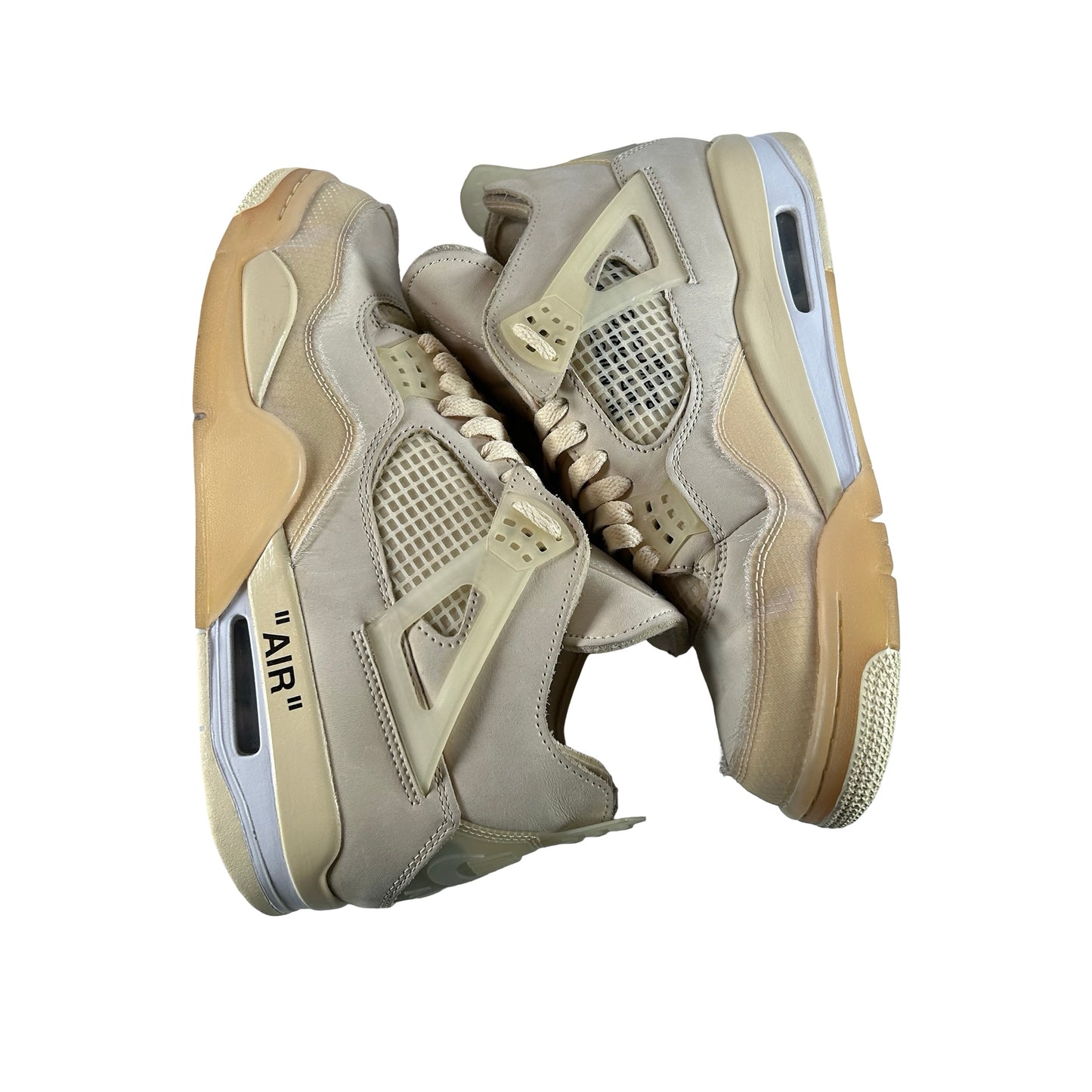 CV9388 100 Jordan 4 Retro Off-White Sail (Women's) [USED] - 10.5 W (Used8)