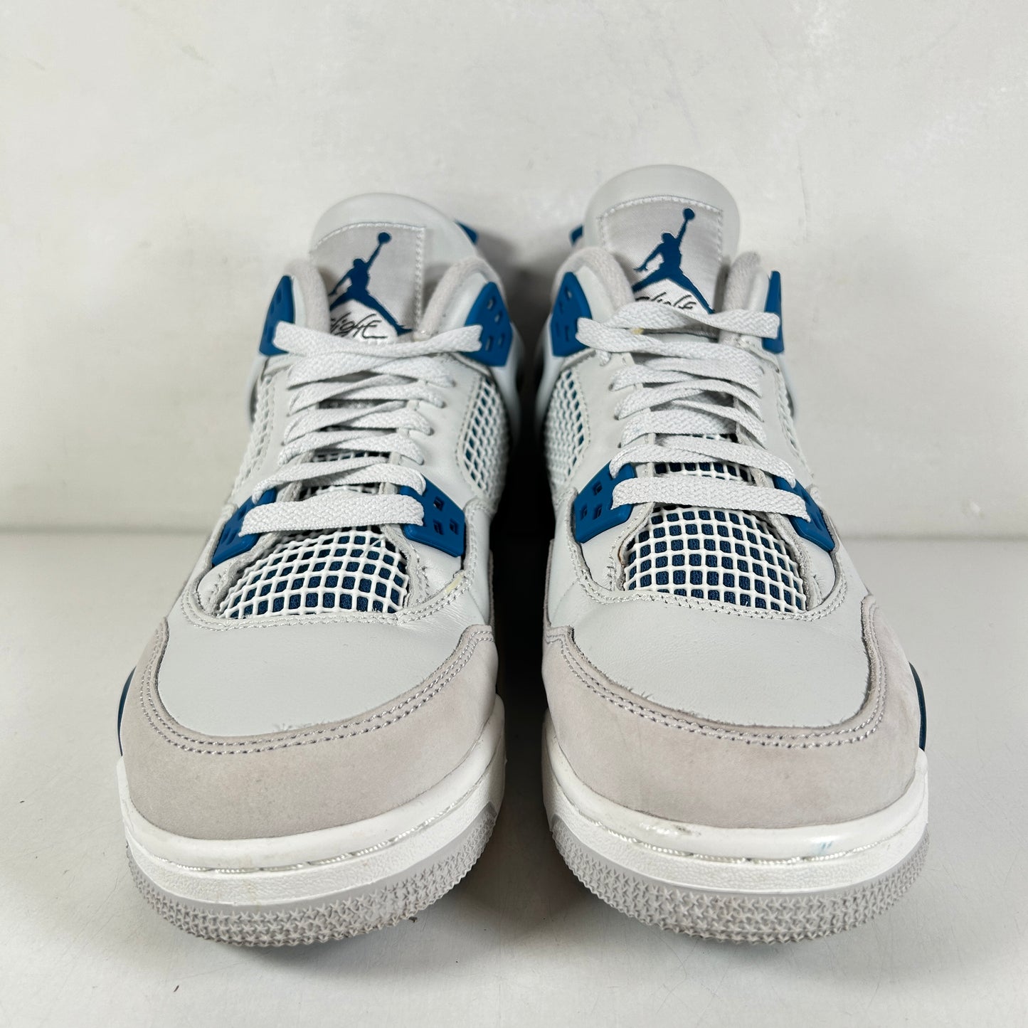 HF4281 141 Jordan 4 Retro Military Blue (2024) (GS) [USED] - 7 Y (Used) (No Box)