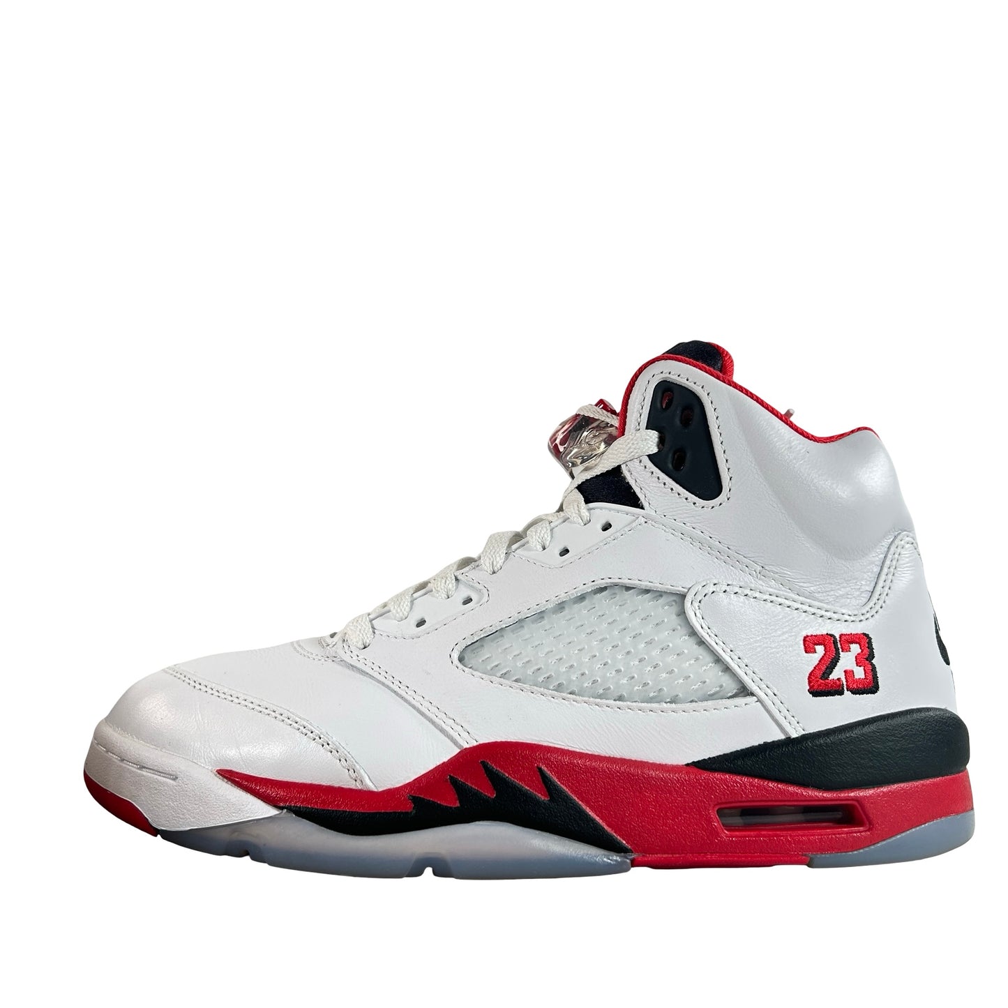 HQ7978 101 Jordan 5 Retro Fire Red Black Tongue (2025) [USED] - 9.5 M (Used4)