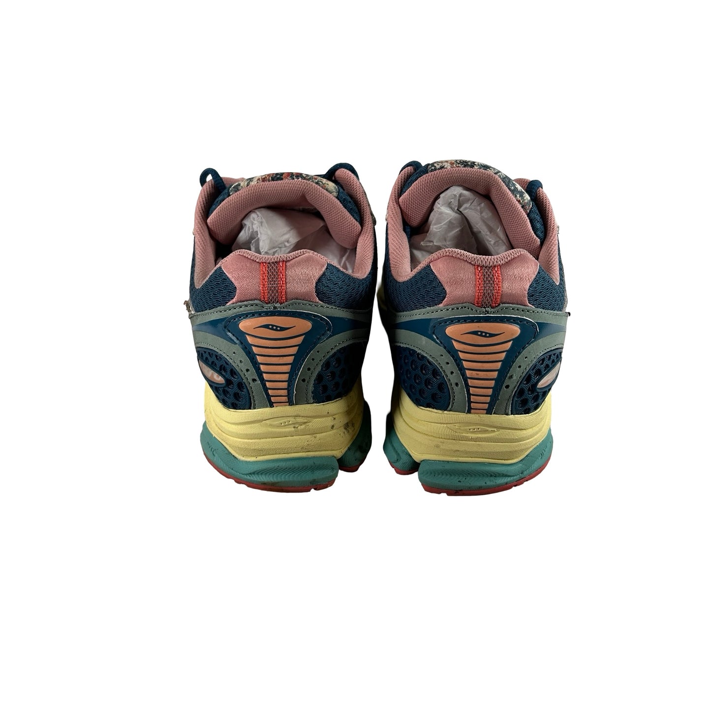 S71015 2 Saucony ProGrid Triumph 4 Floral Blue Beige [USED] - 9 M (Used)
