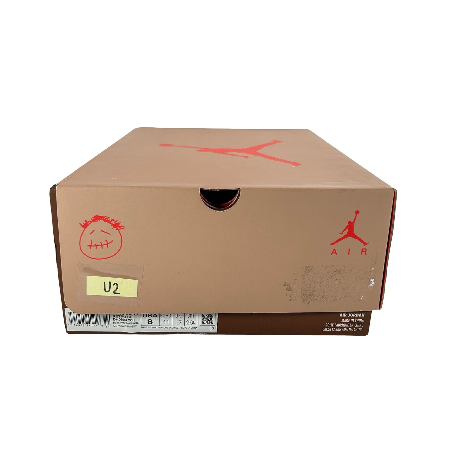 DH0690 200 Jordan 6 Retro Travis Scott British Khaki [USED] - 8 M (Used2)