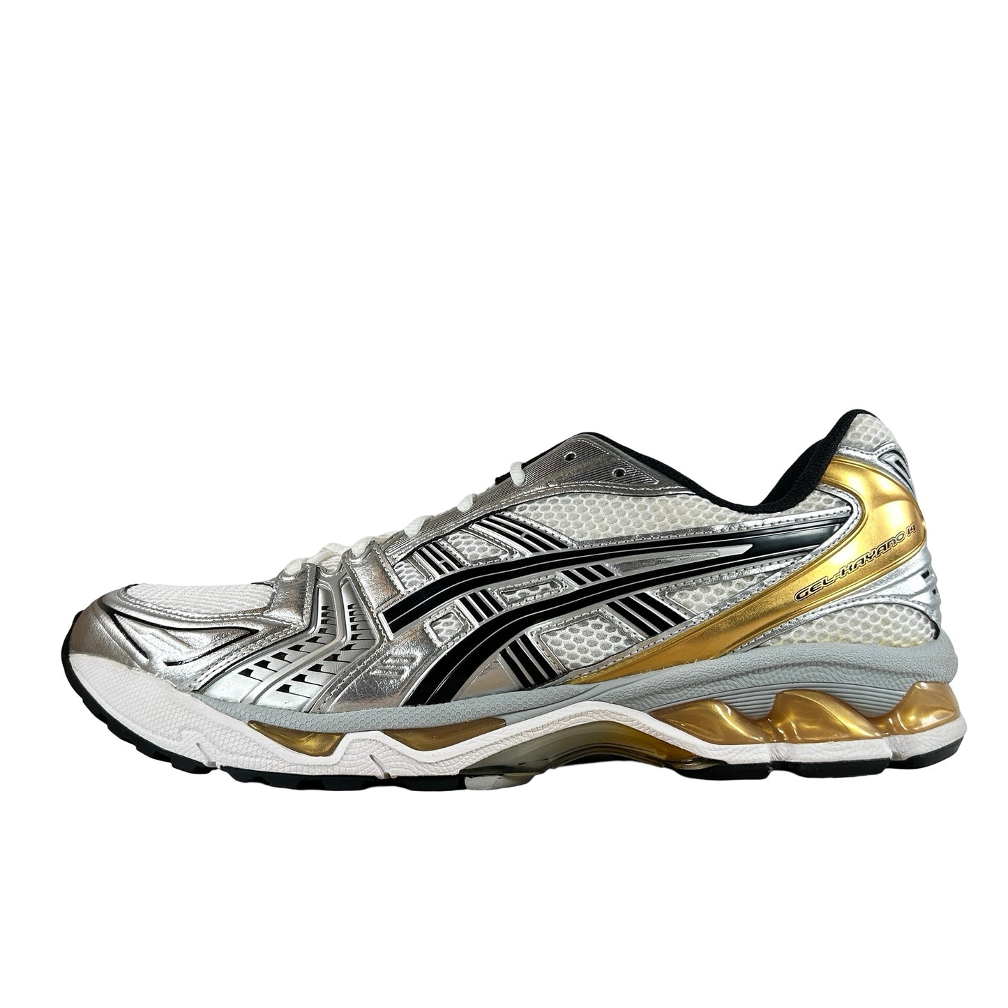 1201A019 102 ASICS Gel-Kayano 14 White Pure Gold [USED] - 13 M (Used2)