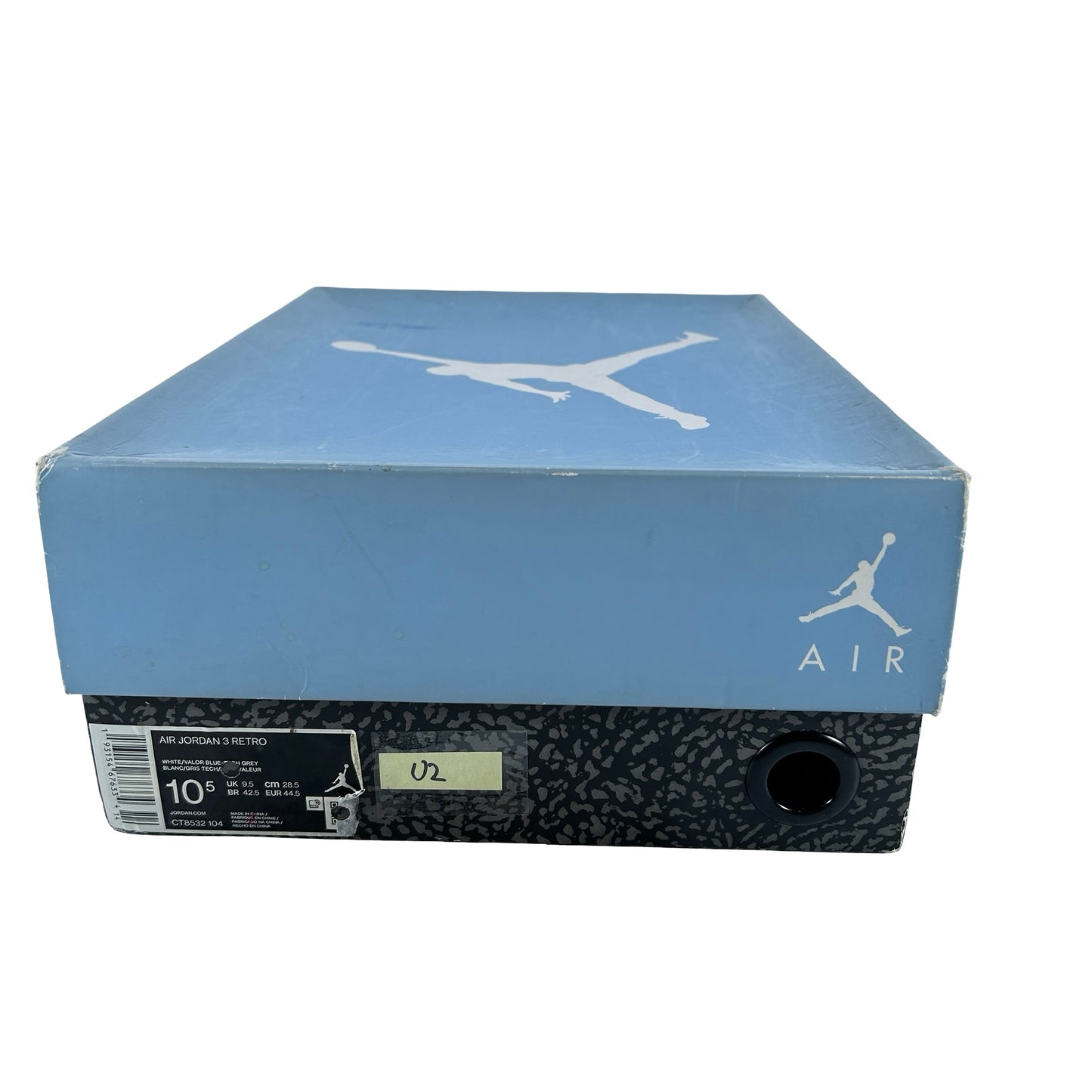 CT8532 104 Jordan 3 Retro UNC (2020) [USED] - 10.5 M (Used2)