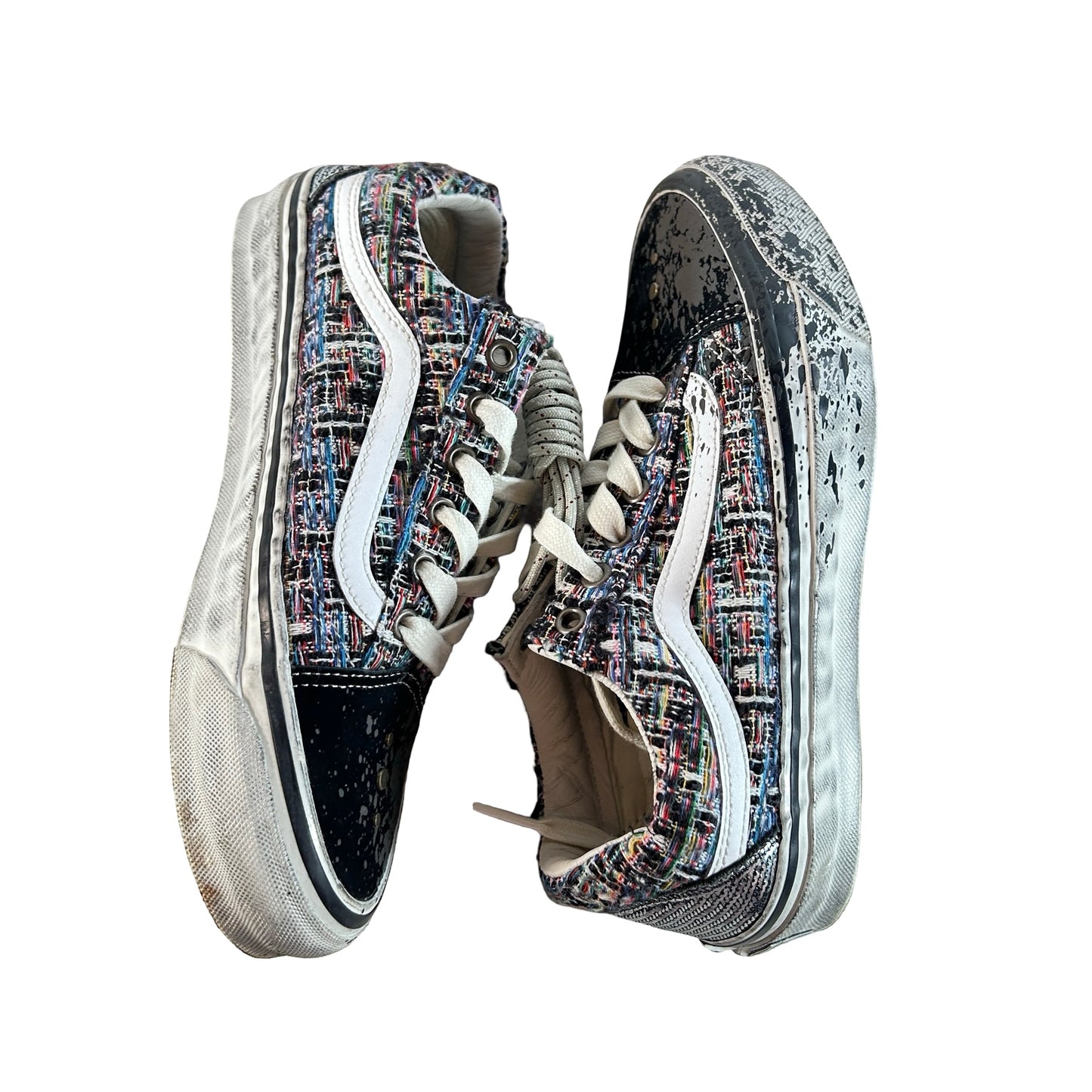VN000D9VDE2 Vans Premium Old Skool Charms Black Gray [USED] [SAMPLE] - 5.5 M (Used) (No Box)