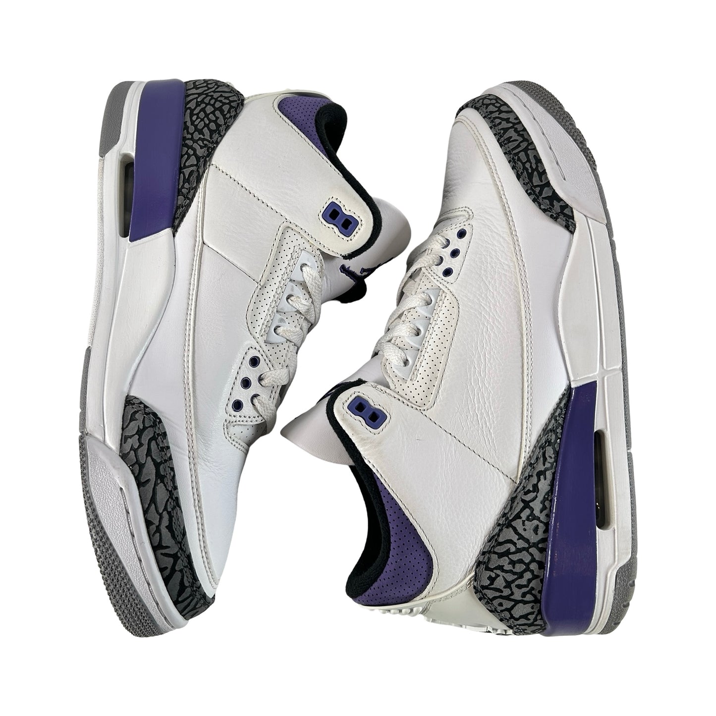 CT8532 105 Jordan 3 Retro Dark Iris [USED] - 10.5 M (Used2)