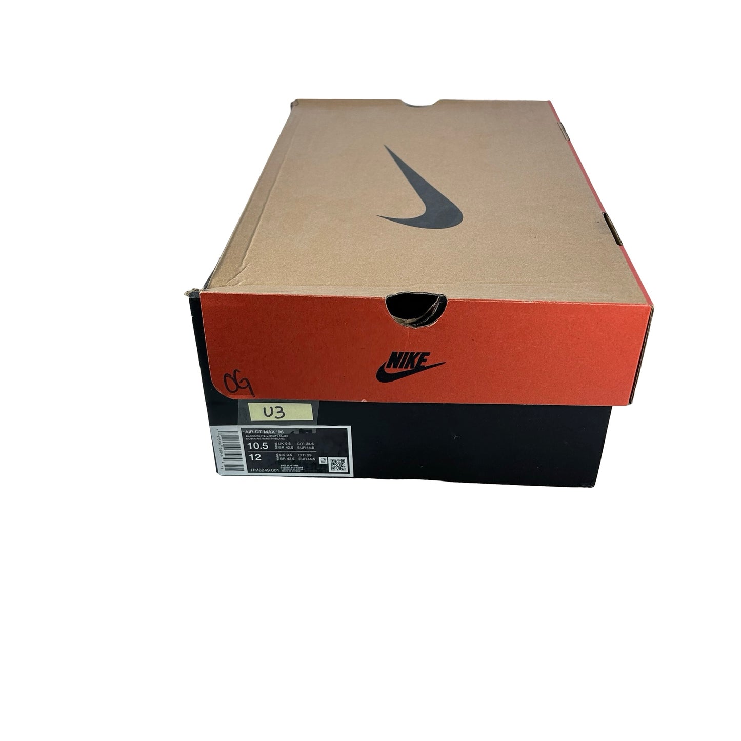 HM8249 001 Nike Air DT Max '96 Black White (2024) - 10.5 M (Used3)