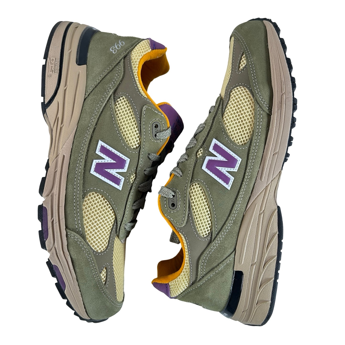 U9930L New Balance 993 MiUSA Teddy Santis Olive Leaf Maize [USED] - 11 M (Used)