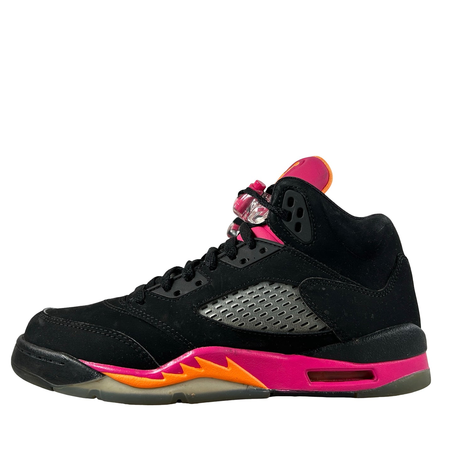 440892 067 Jordan 5 Retro Black Pink (GS) [USED] - 6 Y (Used) (Replace Box)